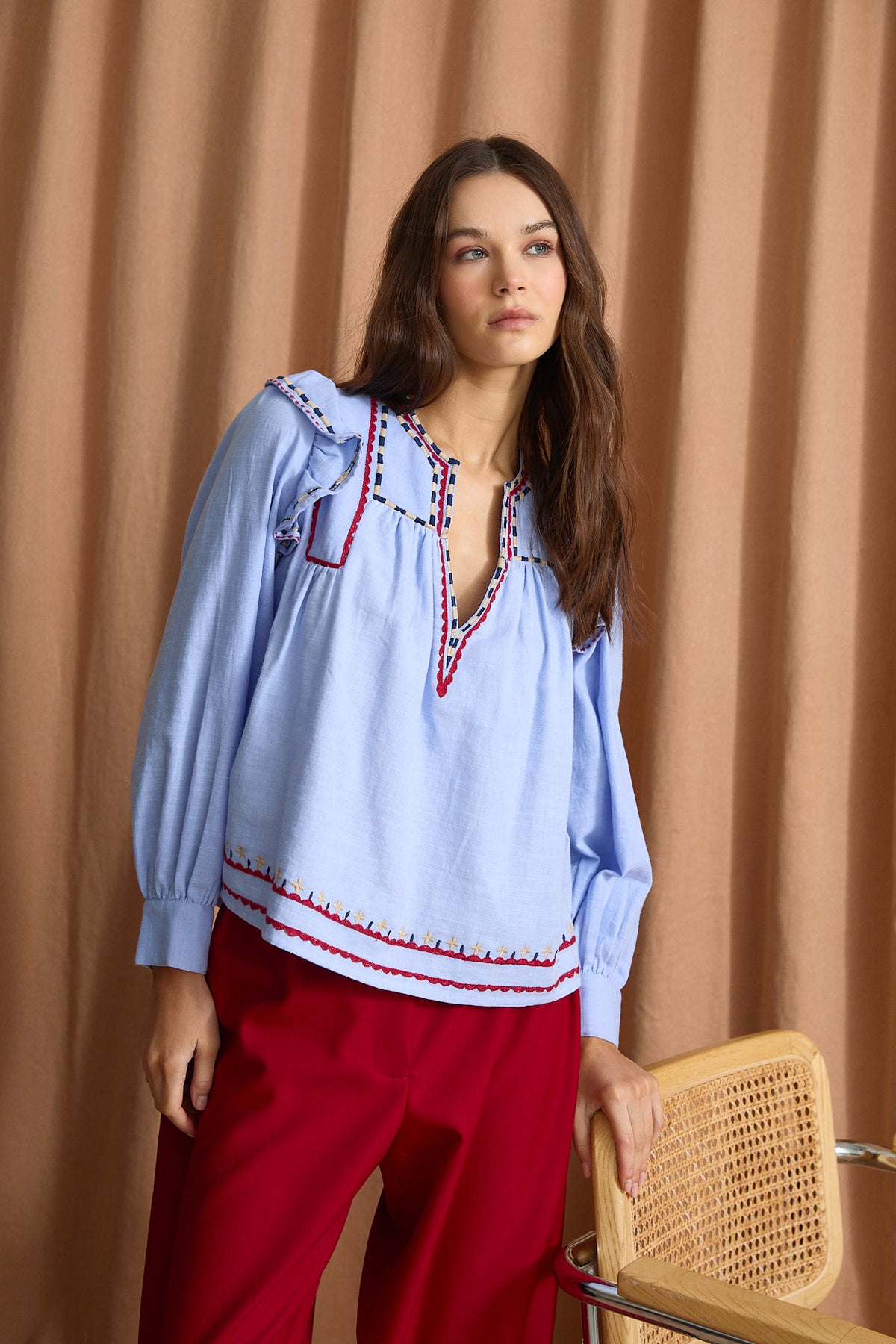 BLUSA KATMANDU TWILL AZUL