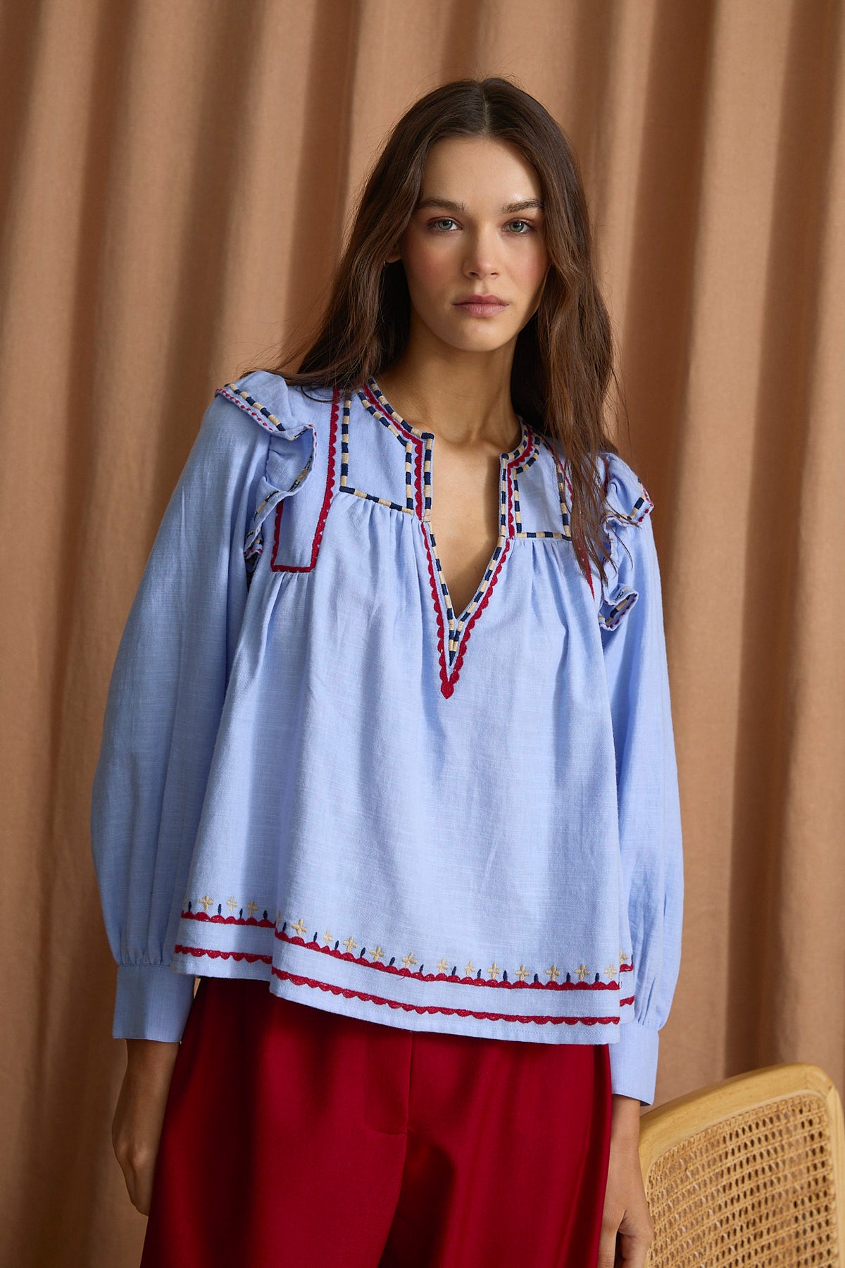 BLUSA KATMANDU TWILL AZUL