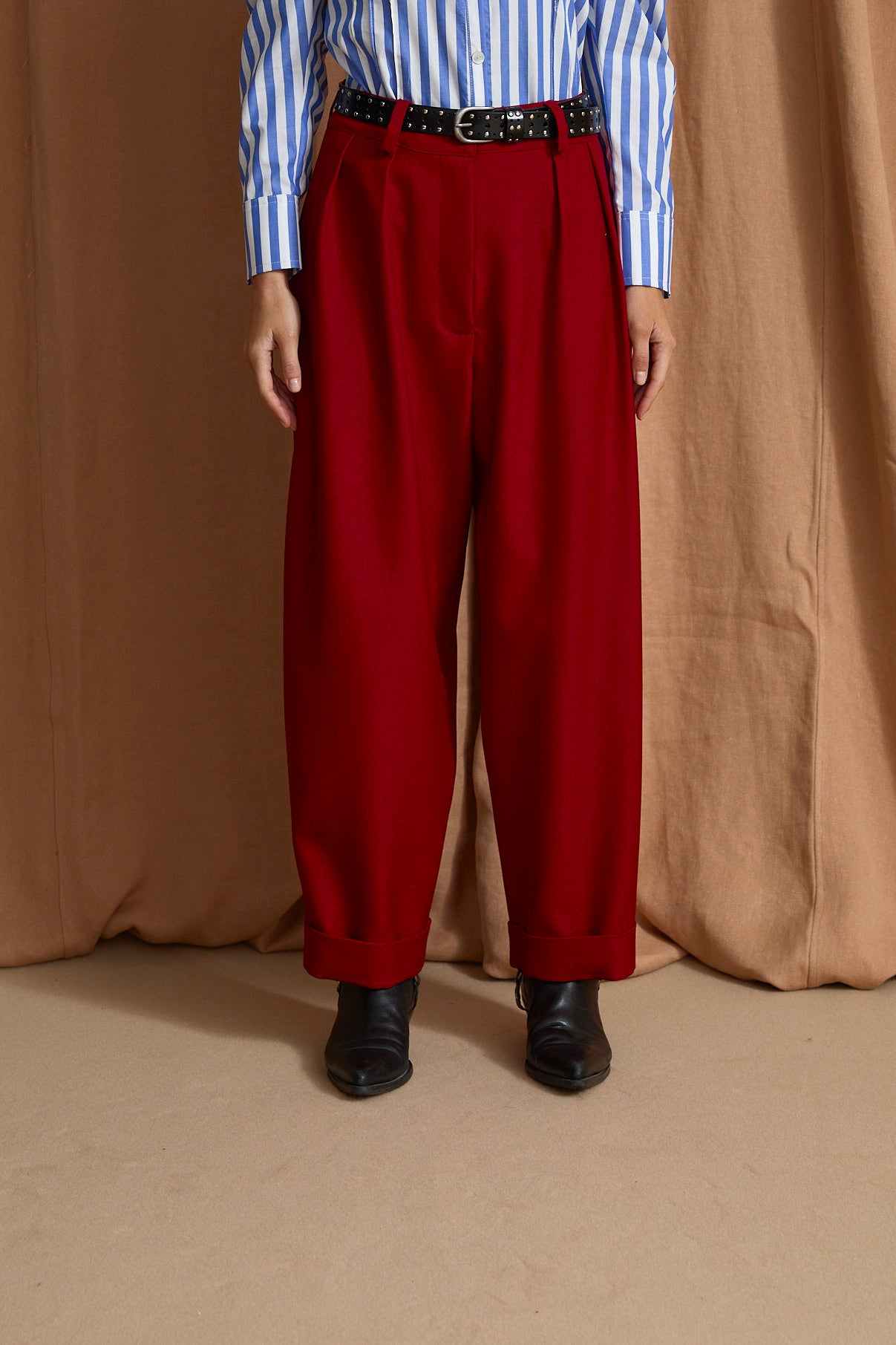 PANTALON MAR TRICOTINA ROJO