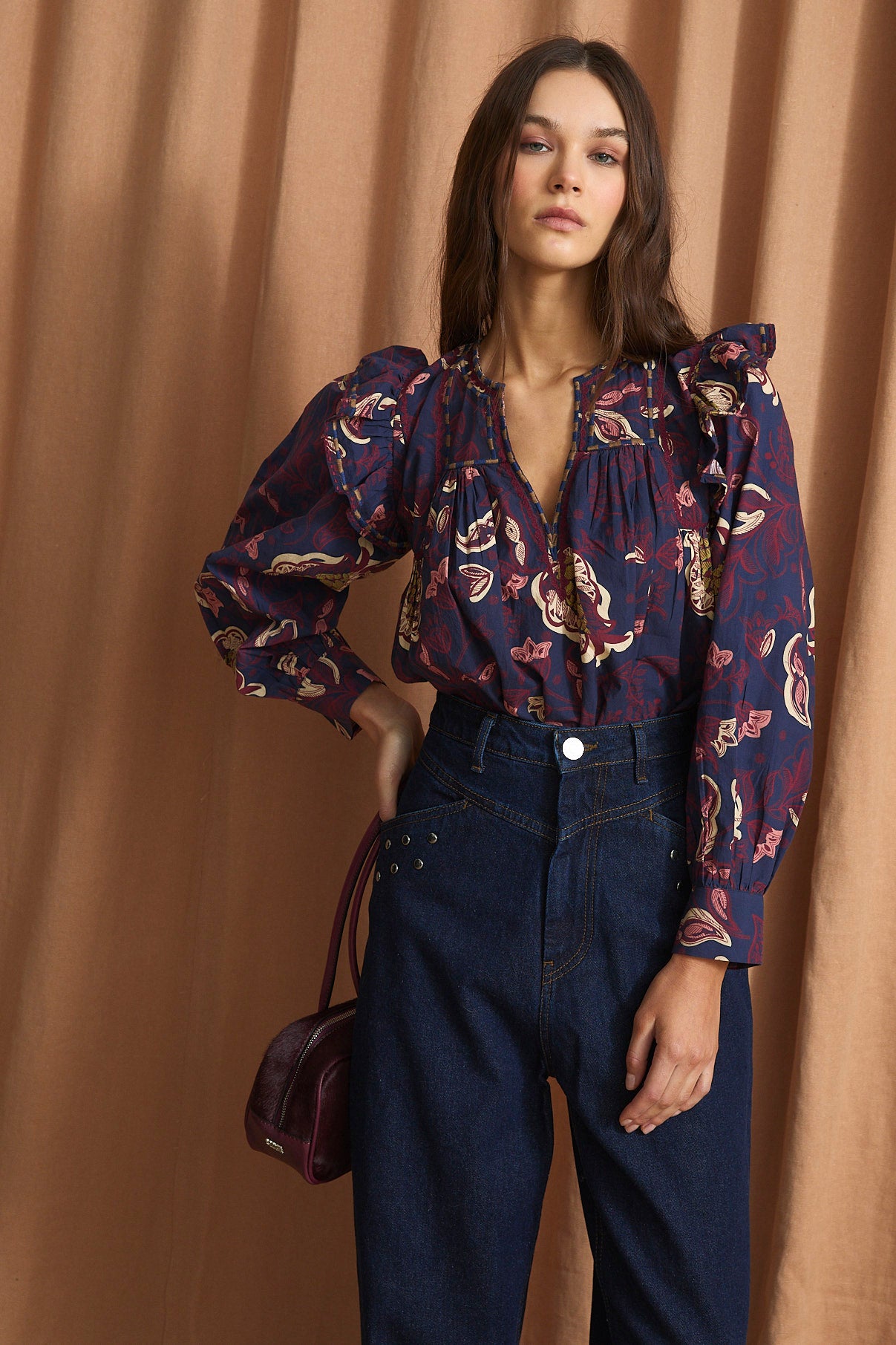 KATMANDU PERSIAS BLUE BLOUSE