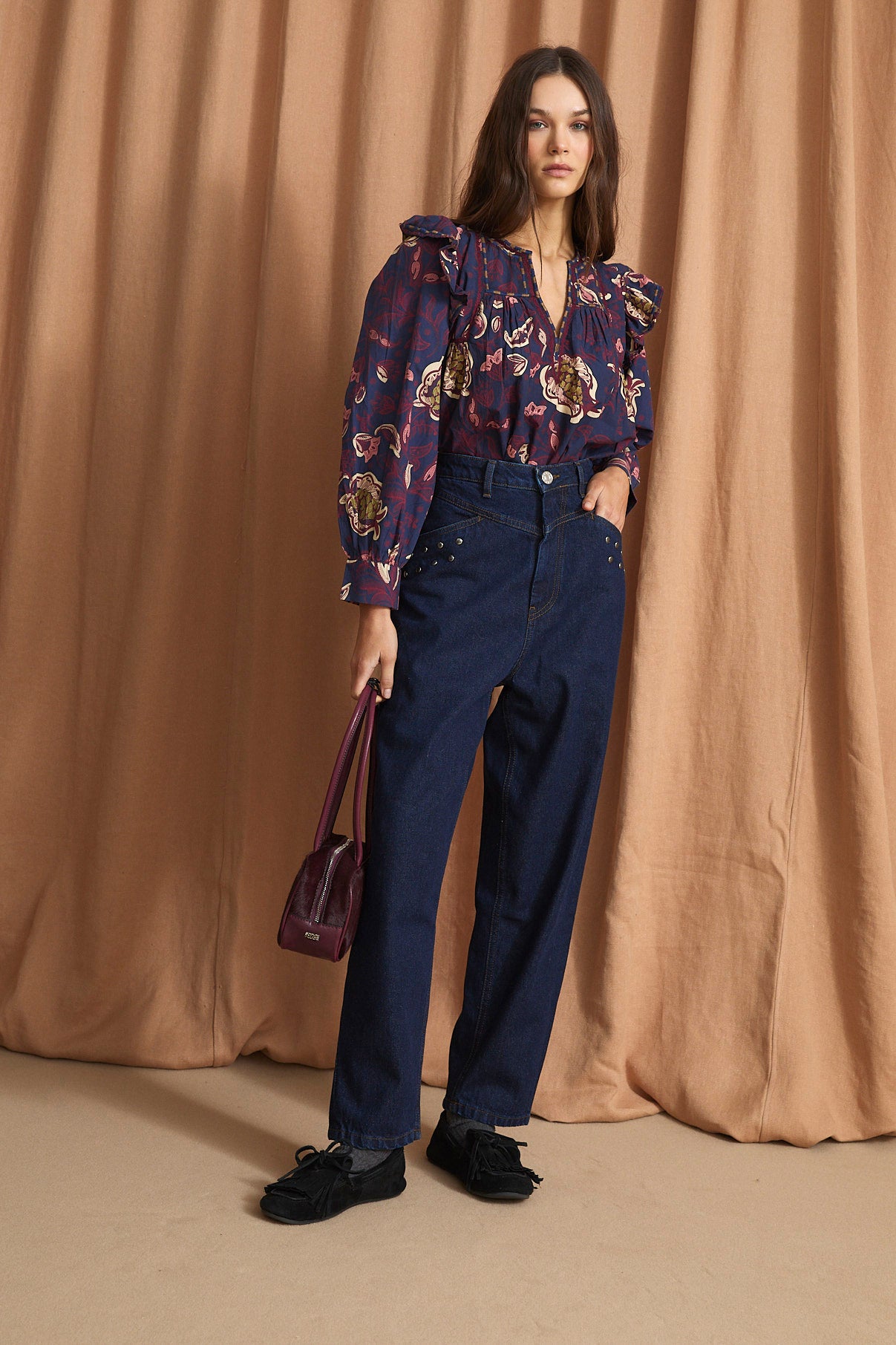 KATMANDU PERSIAS BLUE BLOUSE