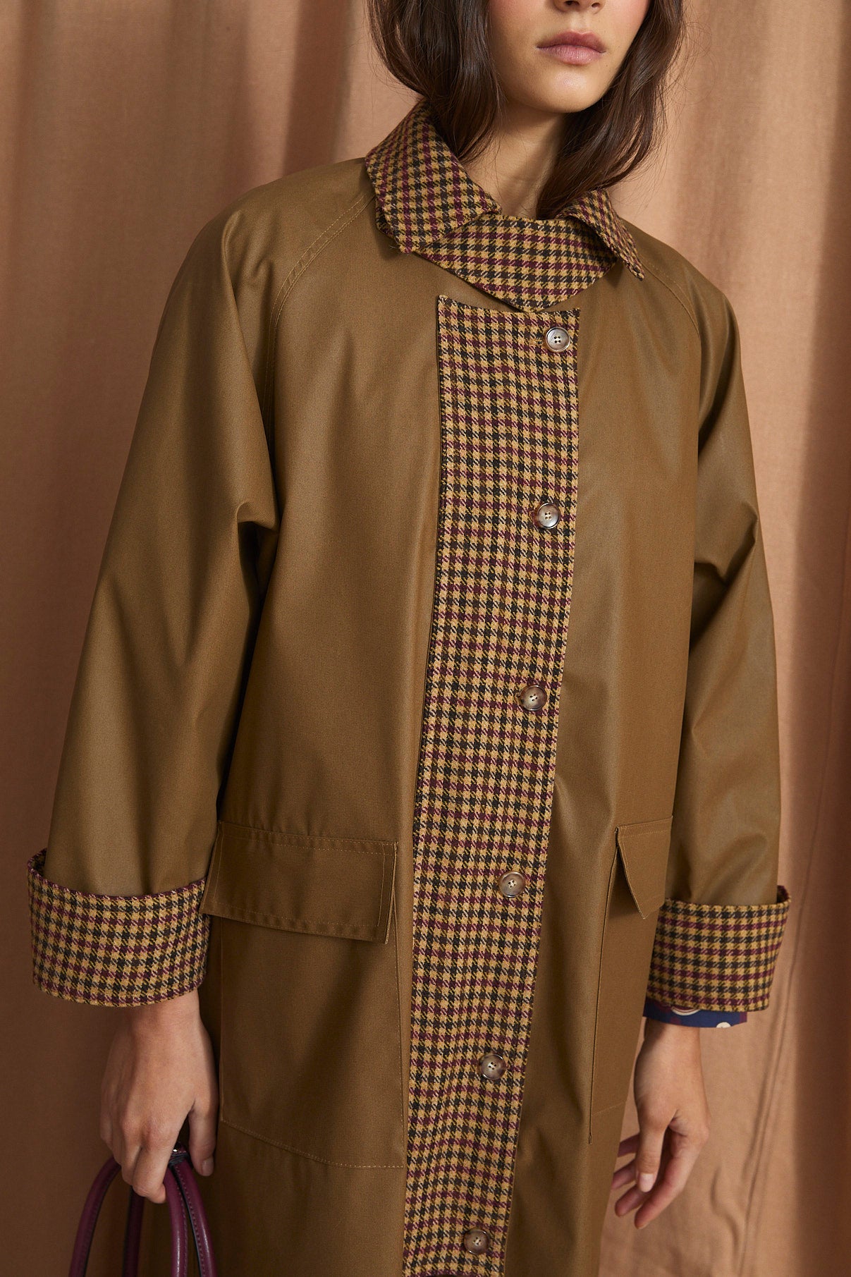WASHINGTON HARRIS CAMEL TRENCH COAT