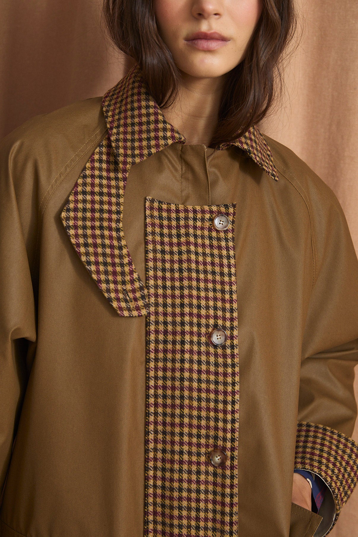 WASHINGTON HARRIS CAMEL TRENCH COAT