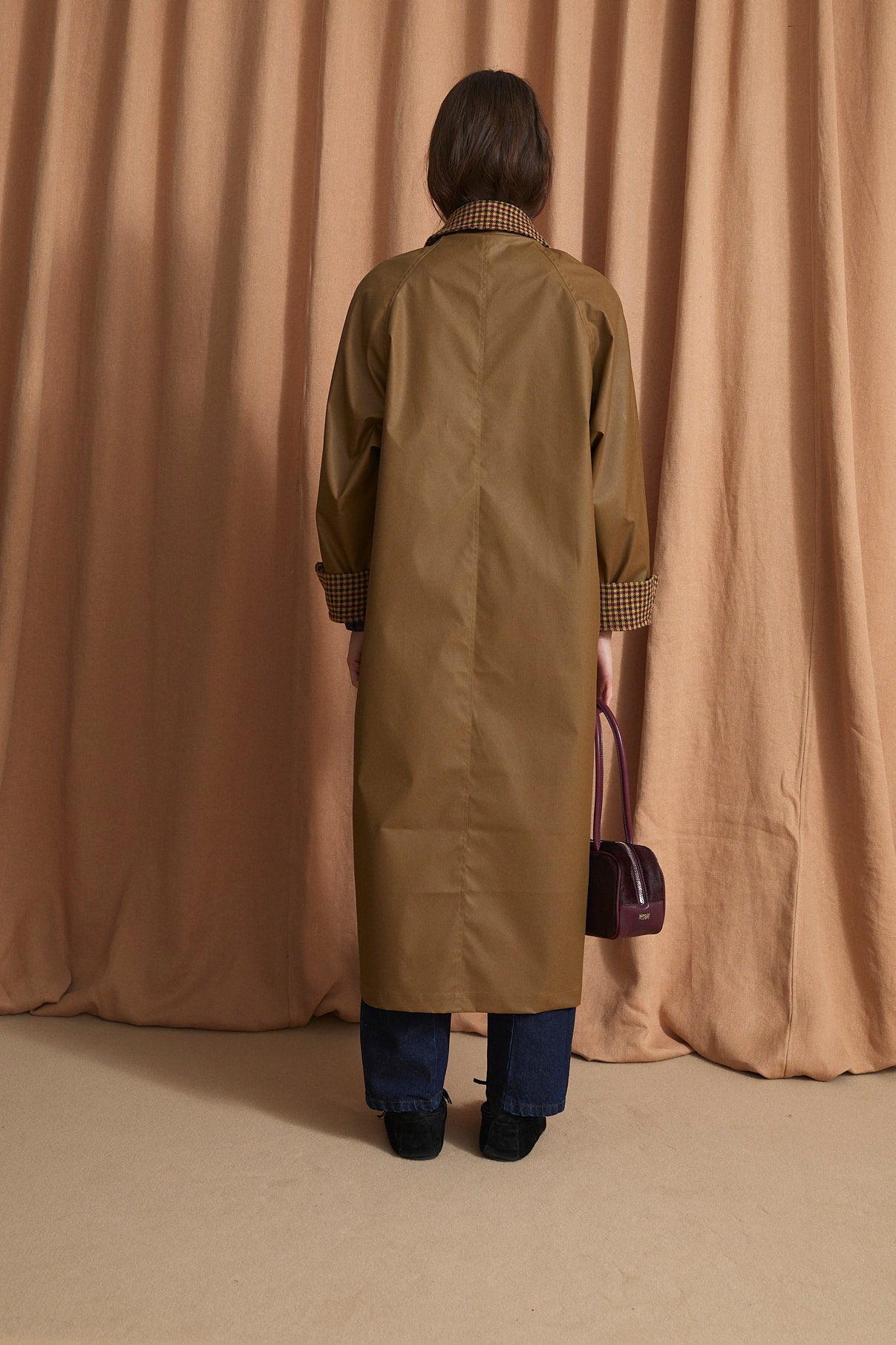 WASHINGTON HARRIS CAMEL TRENCH COAT