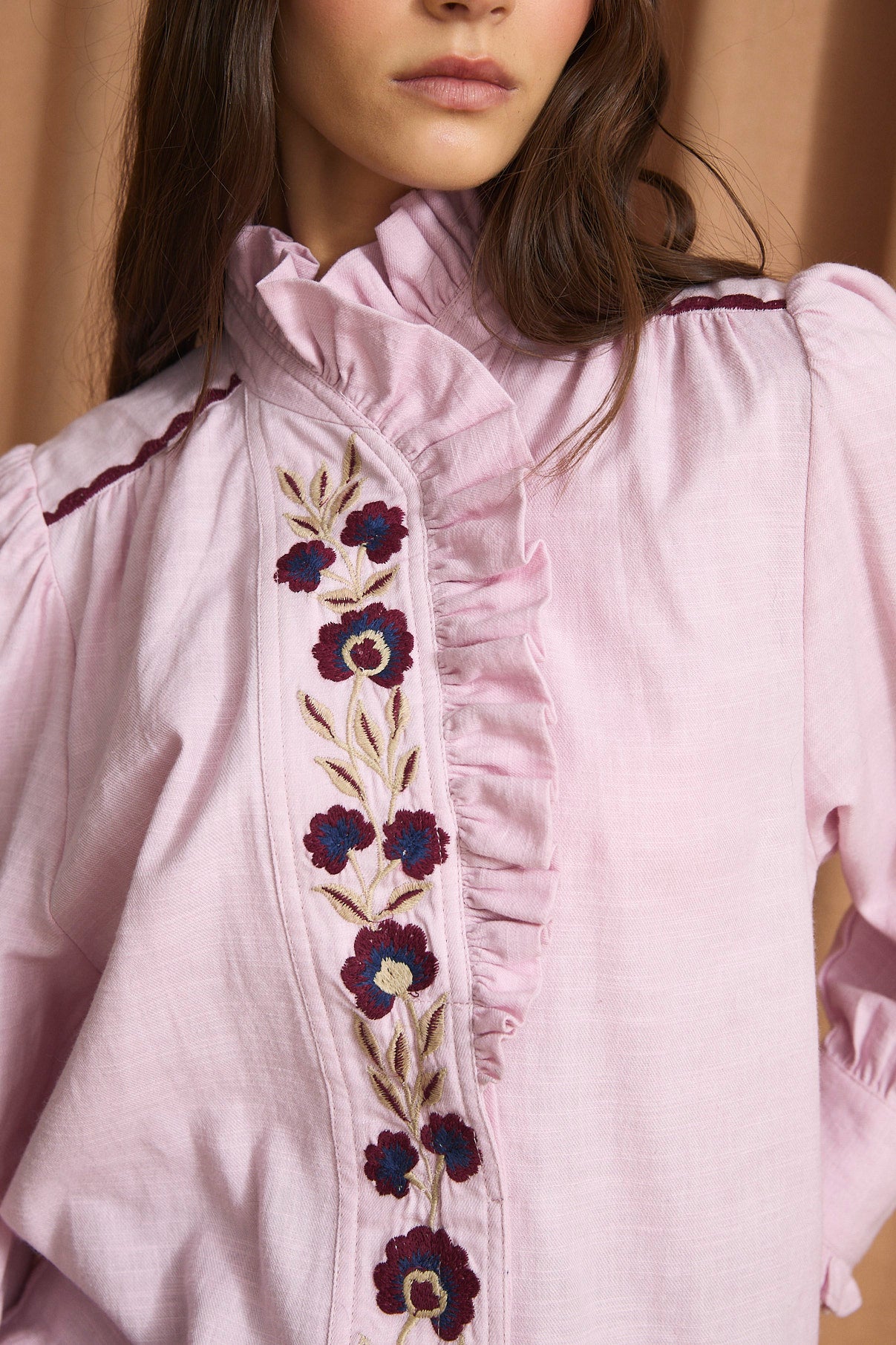 BLUSA MABEL DOBBY MALVA