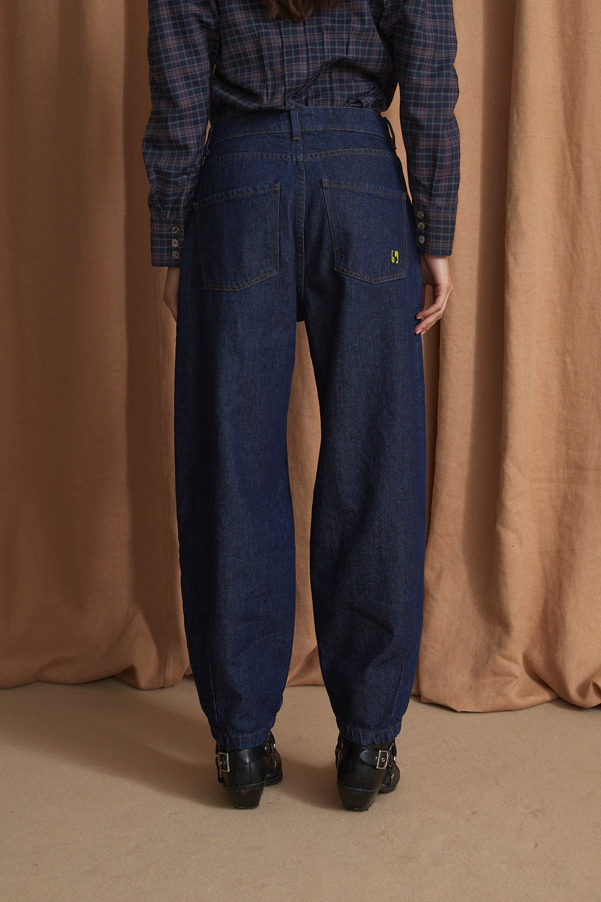 JEANS BOYFRIEND DENIM MARINO