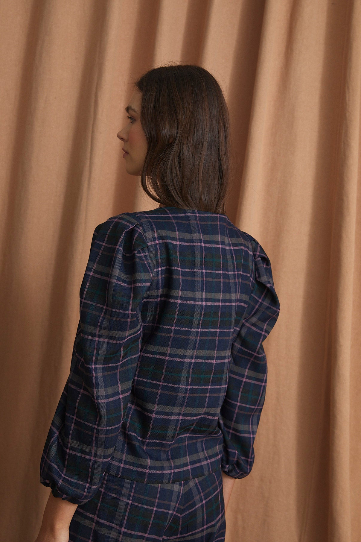 FAROL TARTAN BLUE JACKET