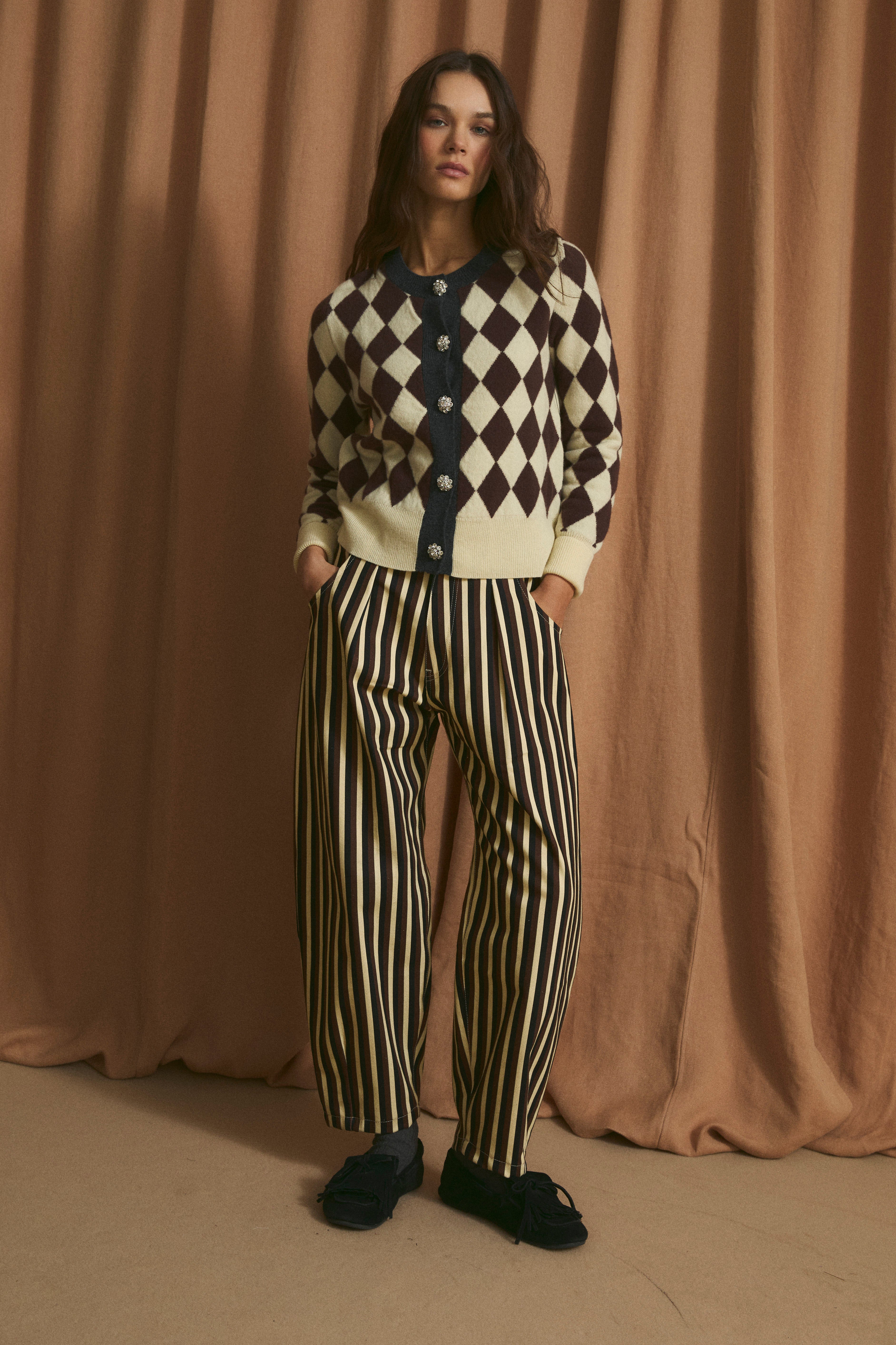 JEANS BOYFRIEND TRIO MARRON