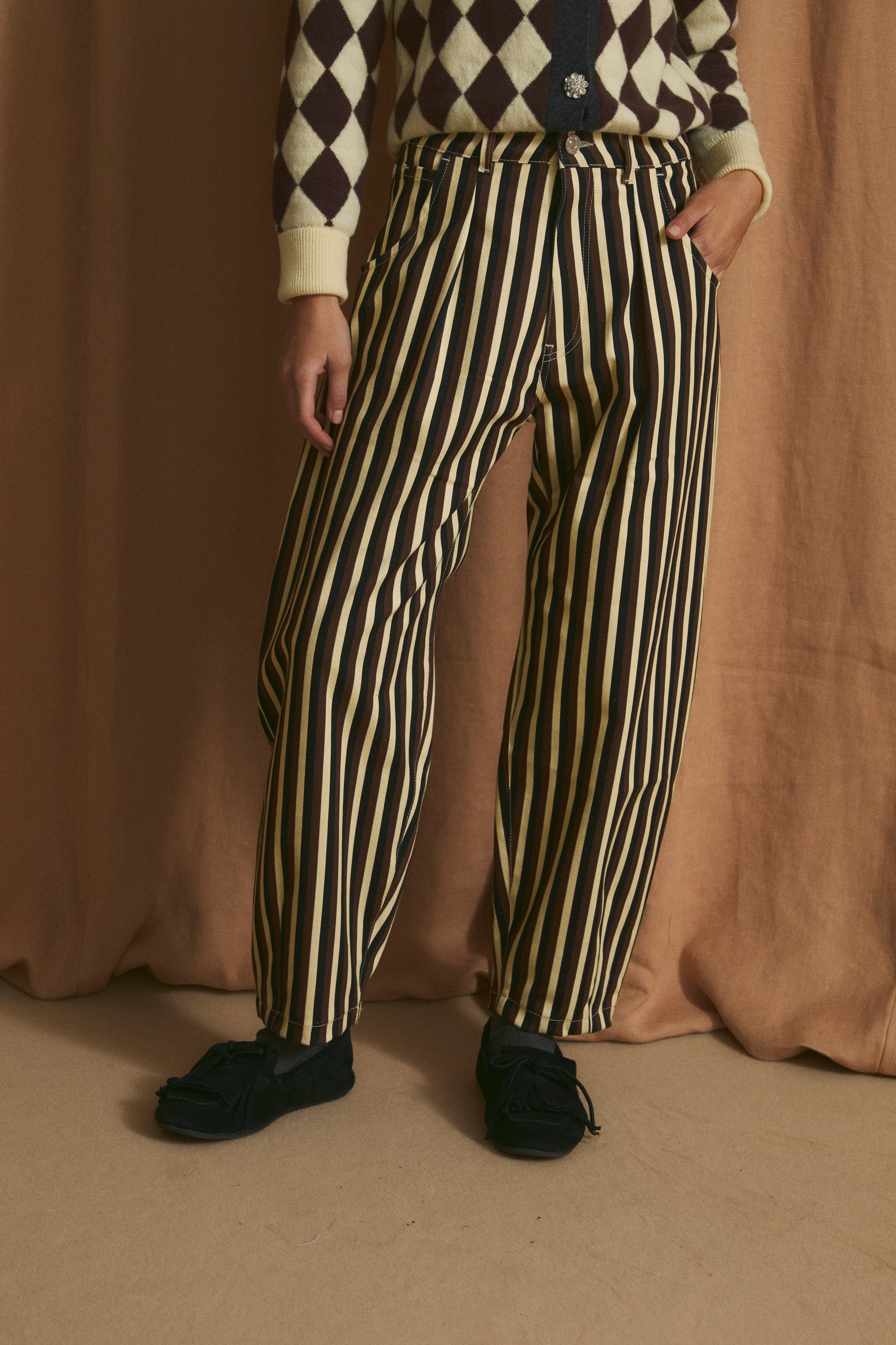 JEANS BOYFRIEND TRIO MARRON