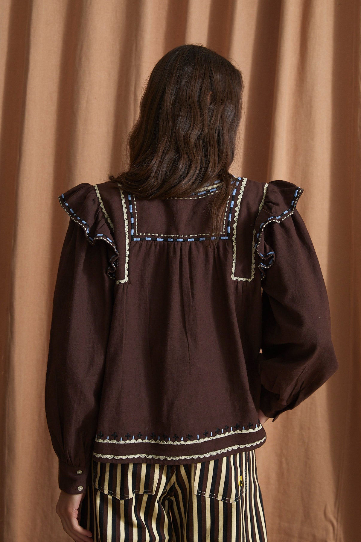 BLUSA KATMANDU TWILL MARRON