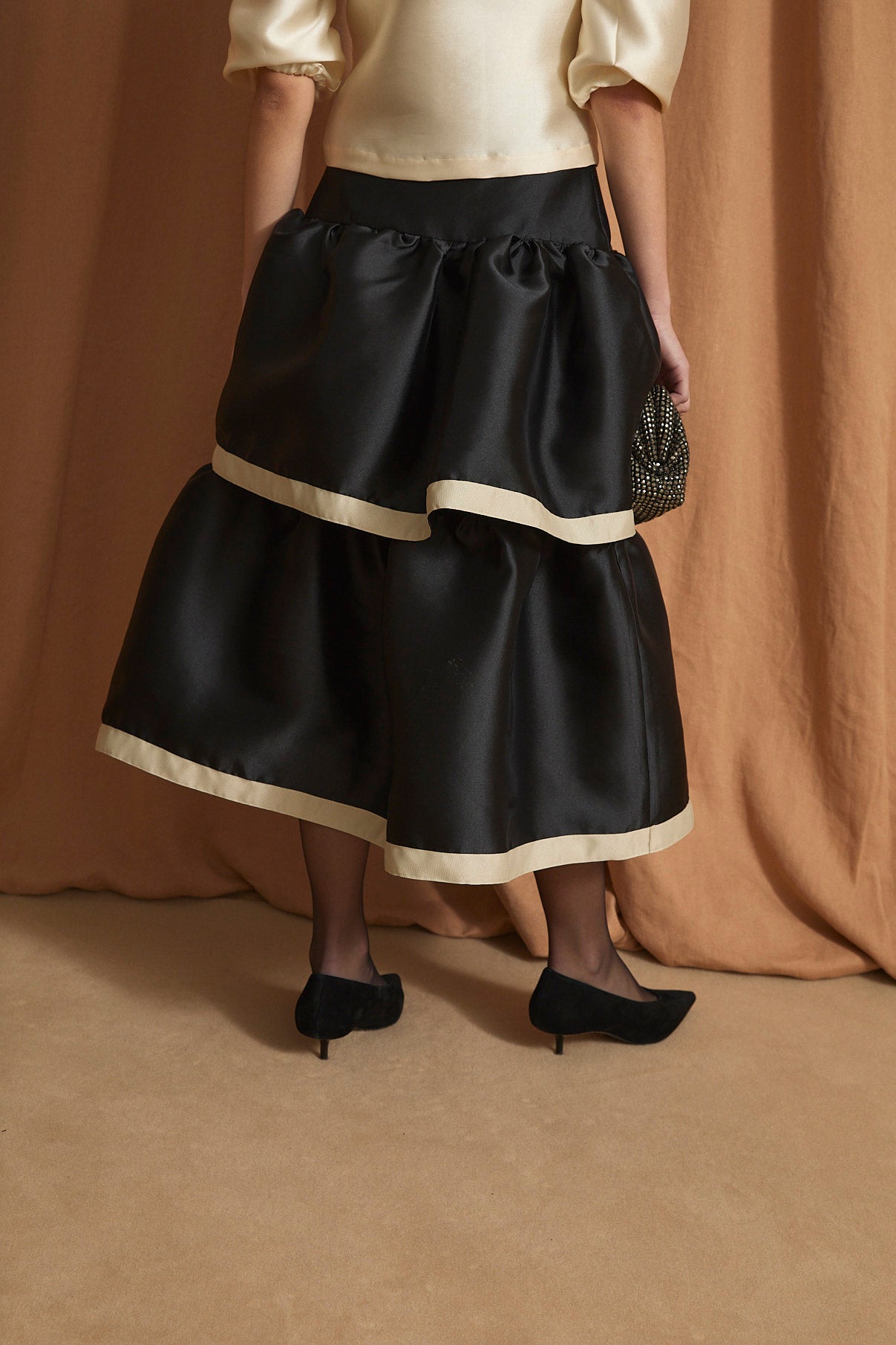 BOLERO DUPION BLACK SKIRT