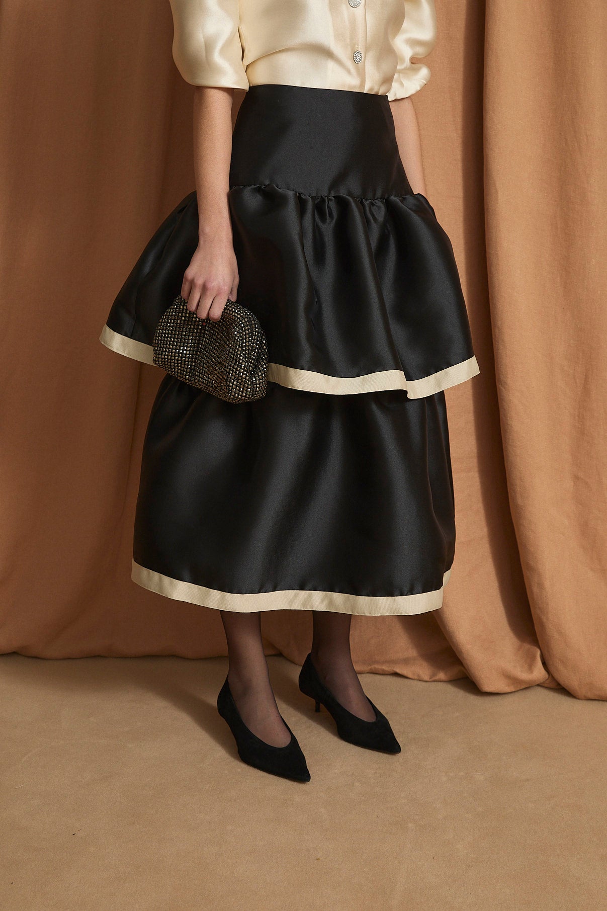 BOLERO DUPION BLACK SKIRT