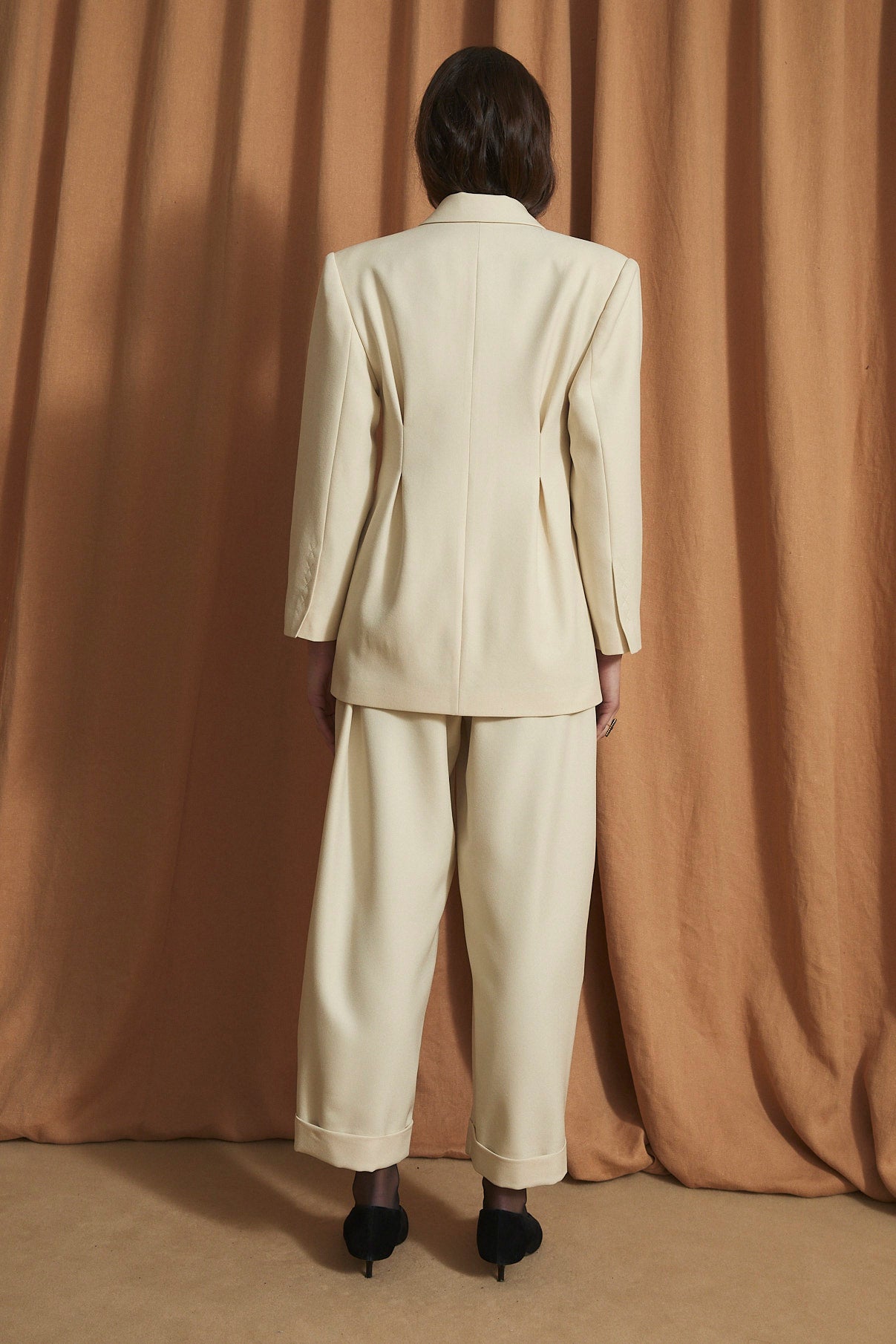 PINZAS TRICOTINA ECRU JACKET