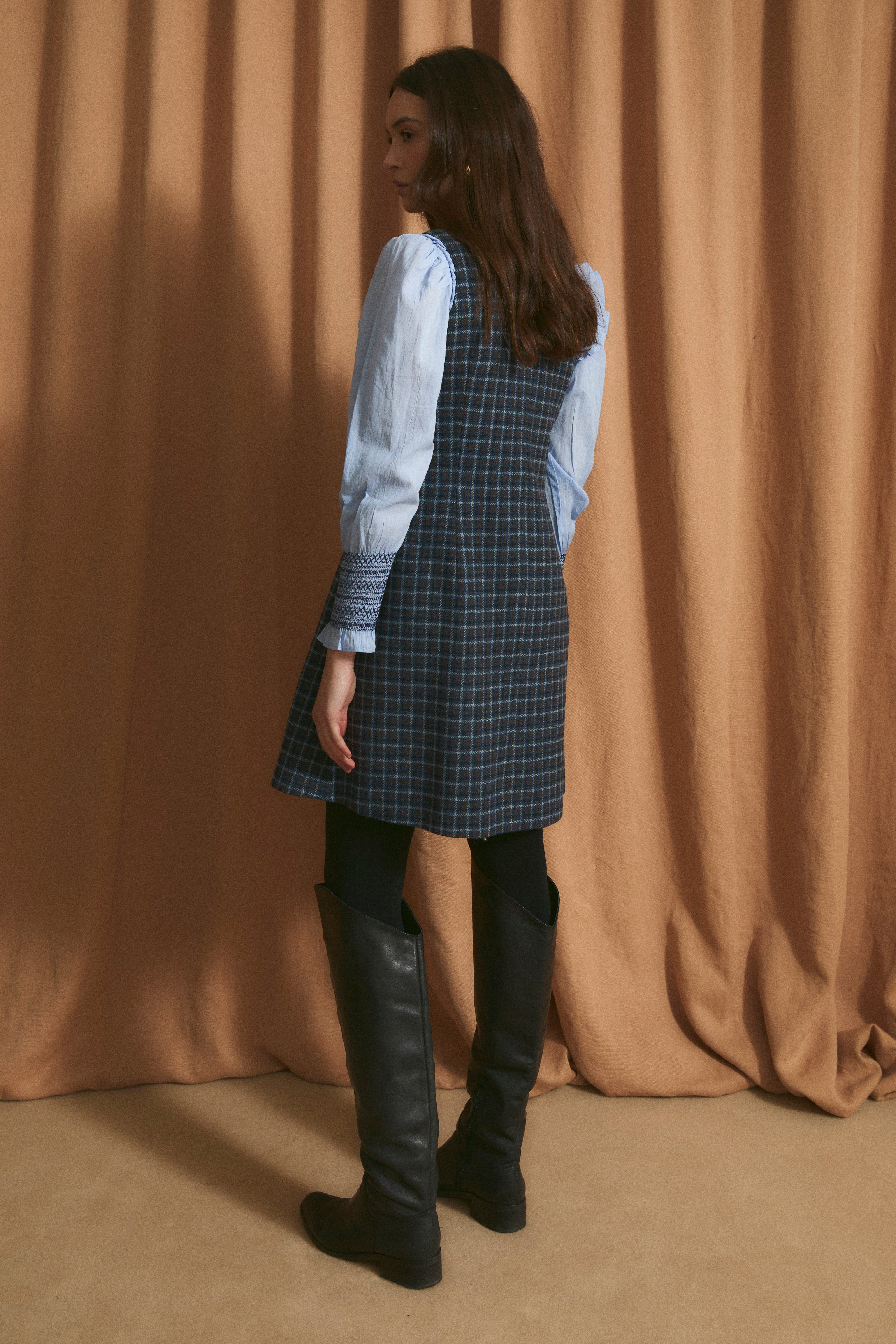 TWIGGY ENGLAND BLUE DRESS