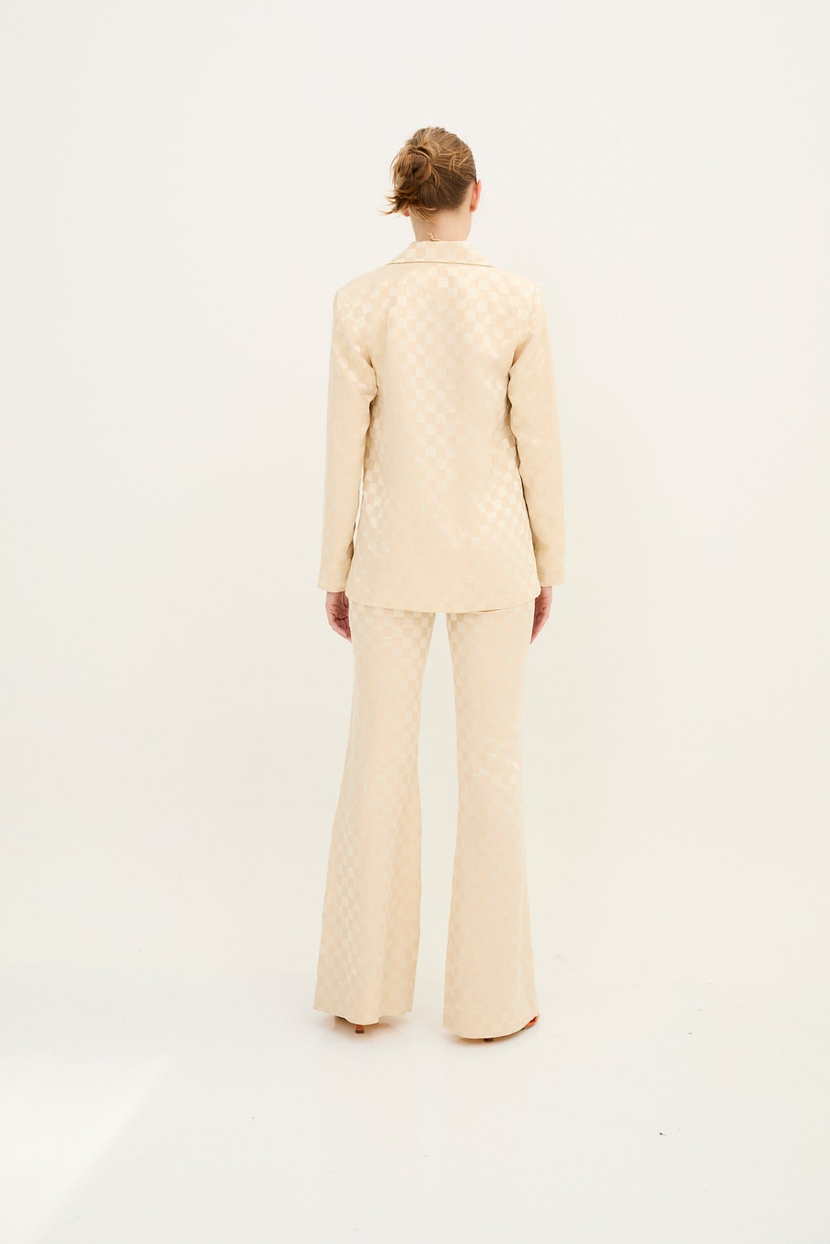 PANTALON PLIEGUE DAMA CRÈME