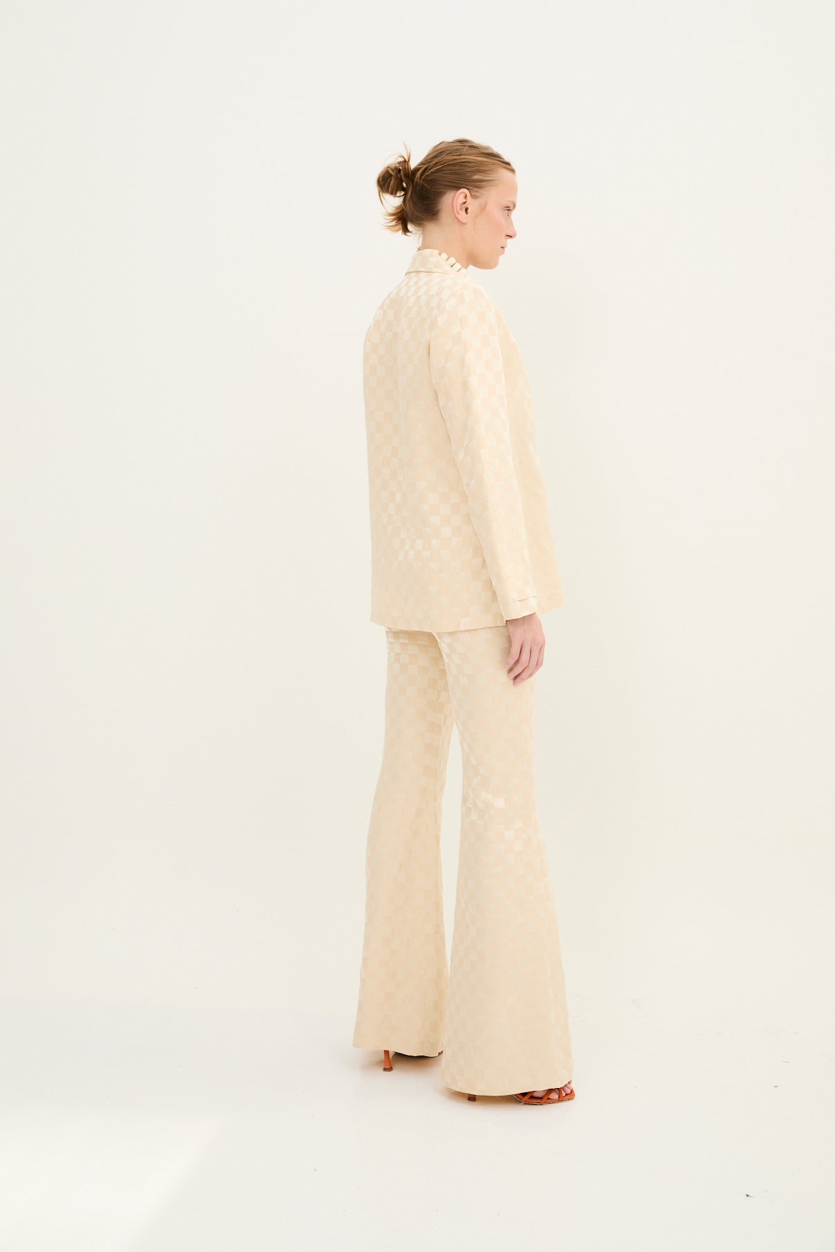 PANTALON PLIEGUE DAMA CRÈME