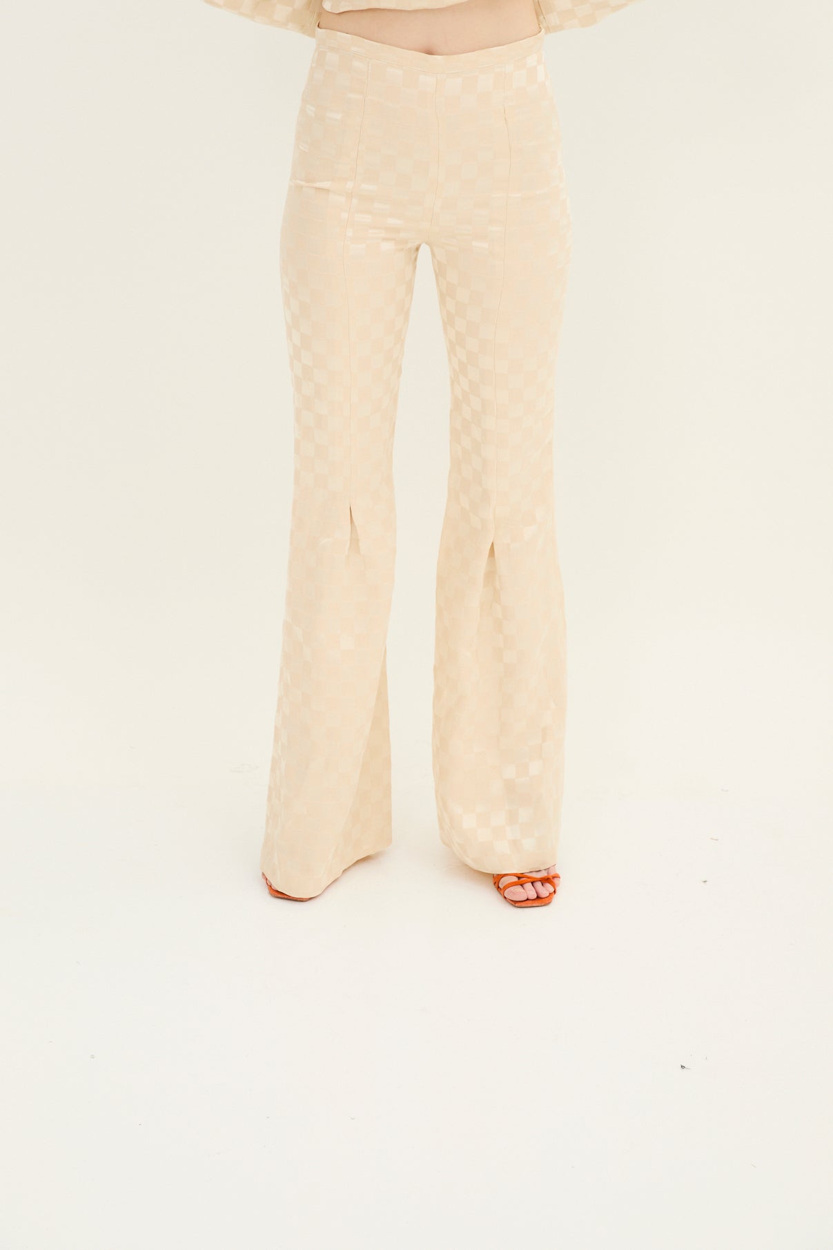 PANTALON PLIEGUE DAMA CRÈME