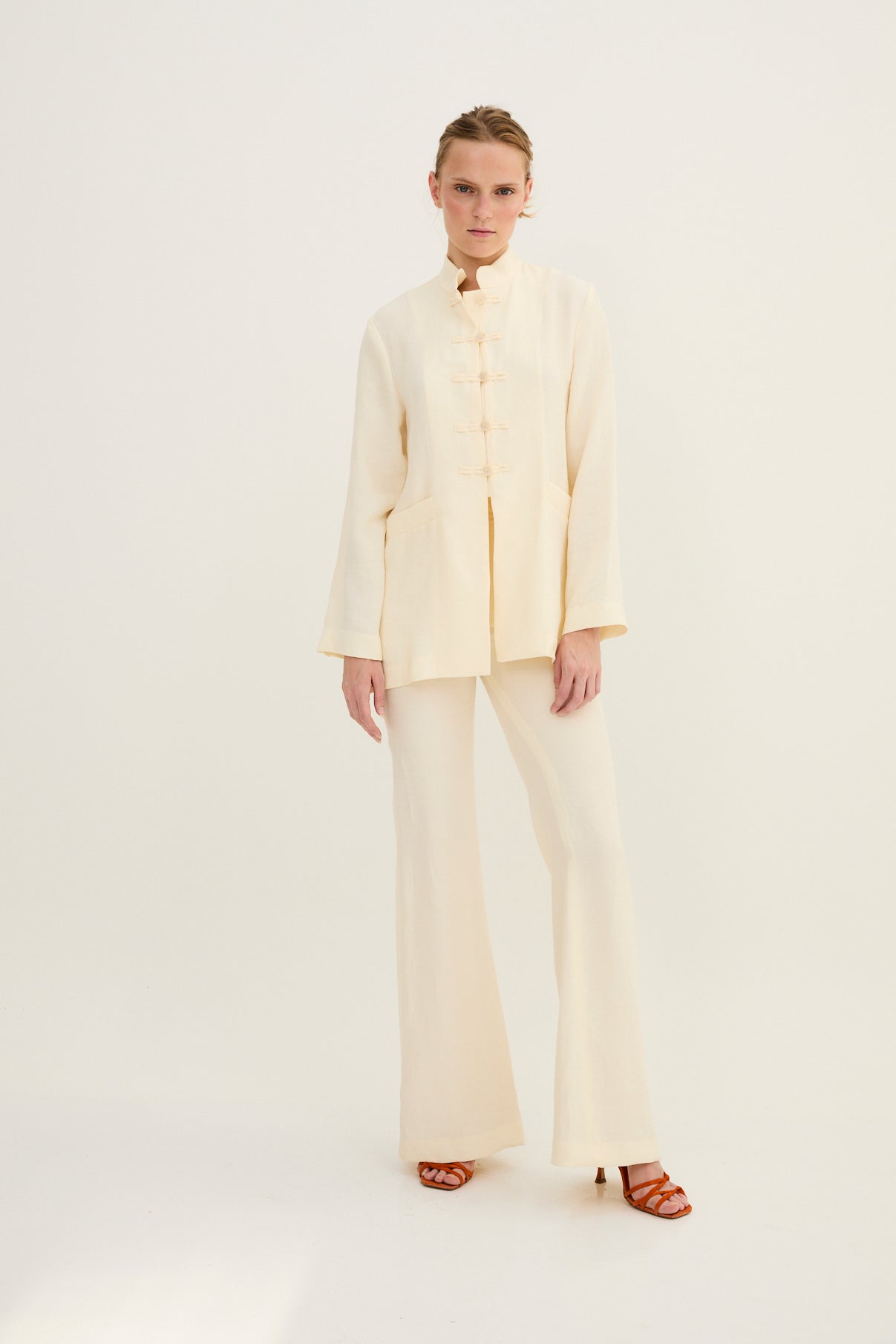 VESTE CHINISKI JADE ECRU