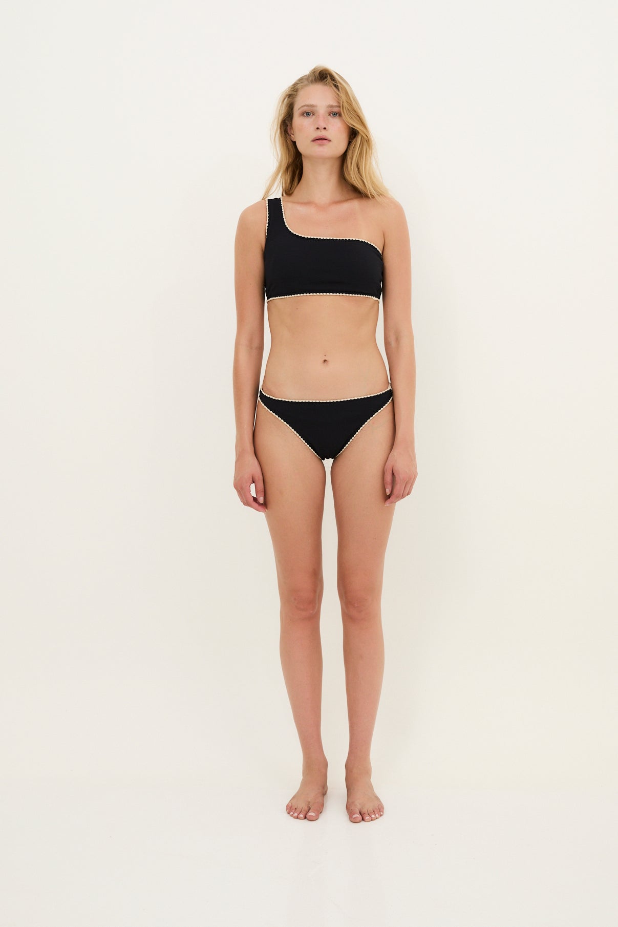 PONZA TEXTURED BLACK BOTTOM