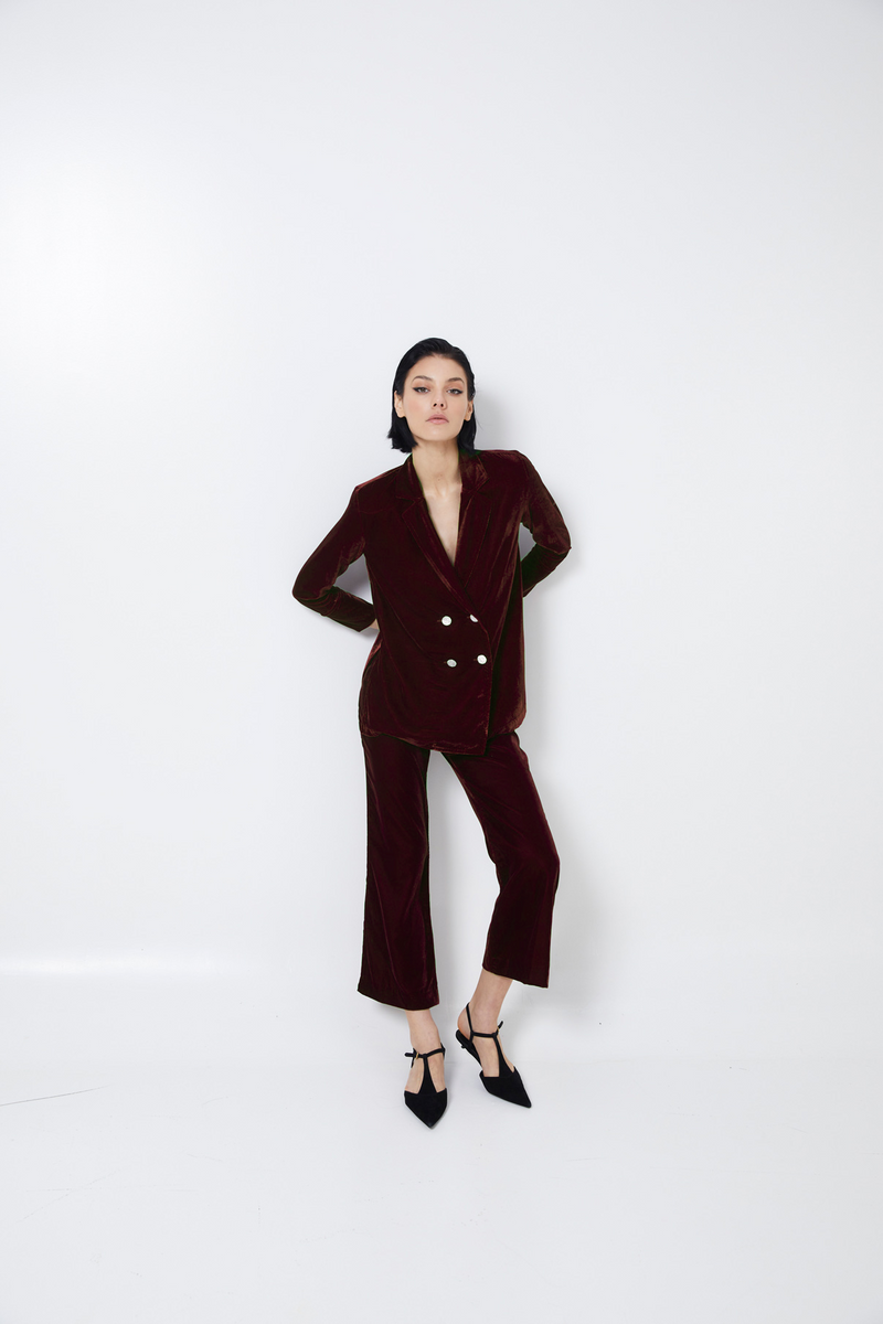PANTALON SETENTA VELVET MARRON
