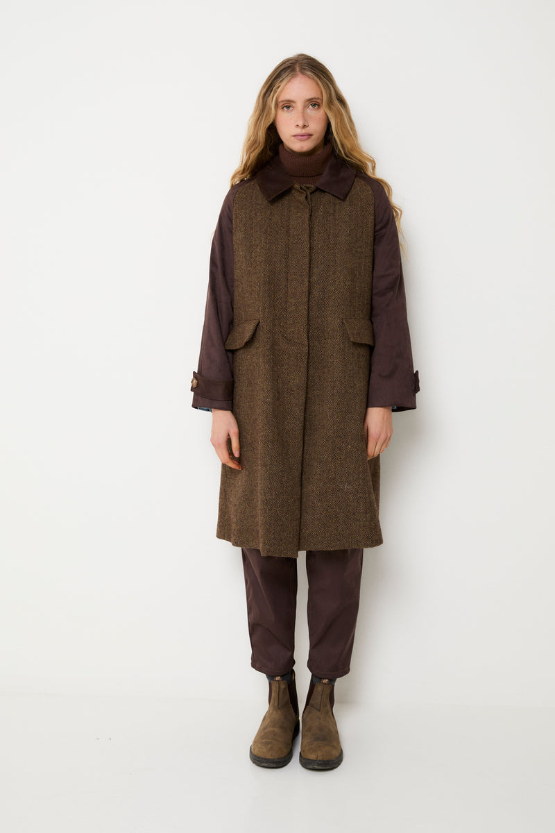 TRUJILLO ESPIGA KHAKI COAT