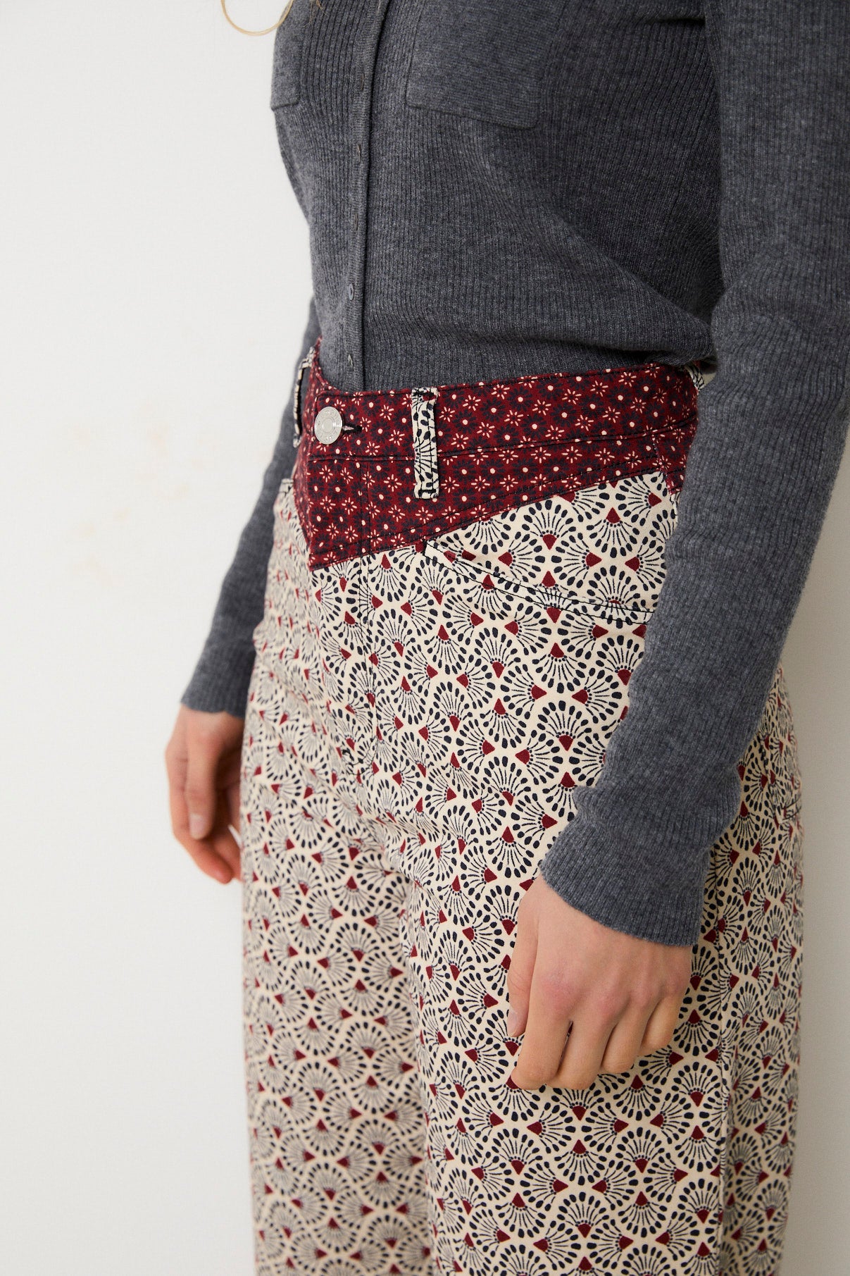 JEANS CORSE PLUMERO CRUDO