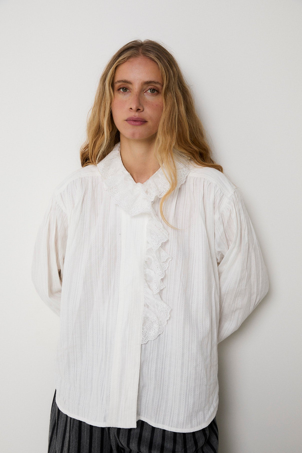 BLUSA MARIBEL TRENCILLA CRUDO