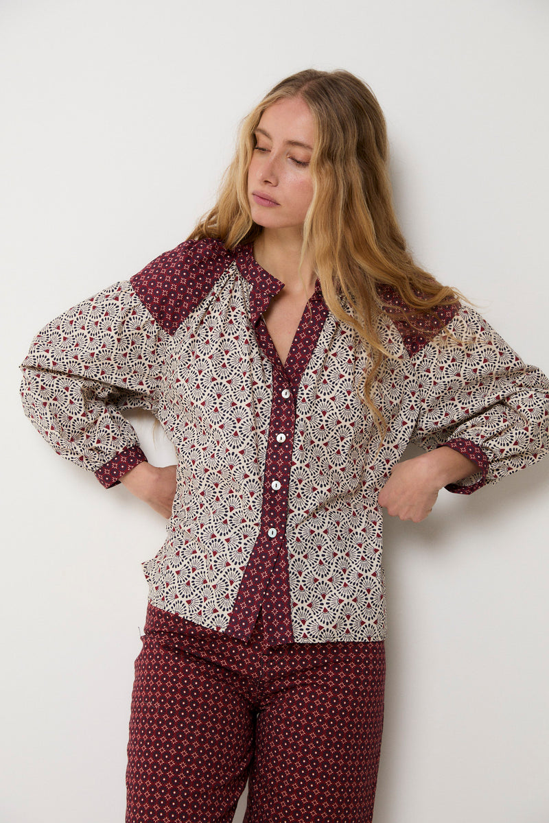 VENICE PLUMERO ECRU BLOUSE