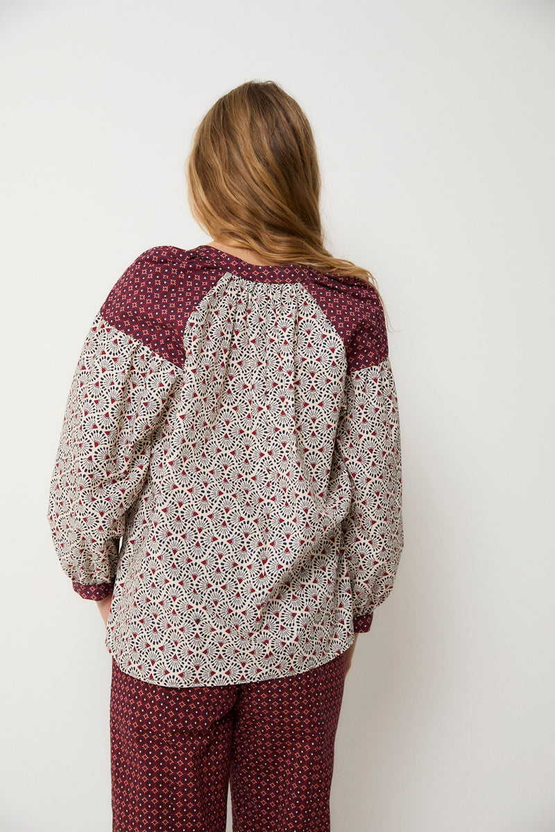 VENICE PLUMERO ECRU BLOUSE