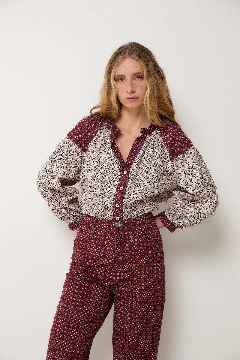 VENICE PLUMERO ECRU BLOUSE