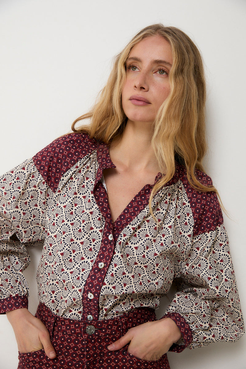 VENICE PLUMERO ECRU BLOUSE