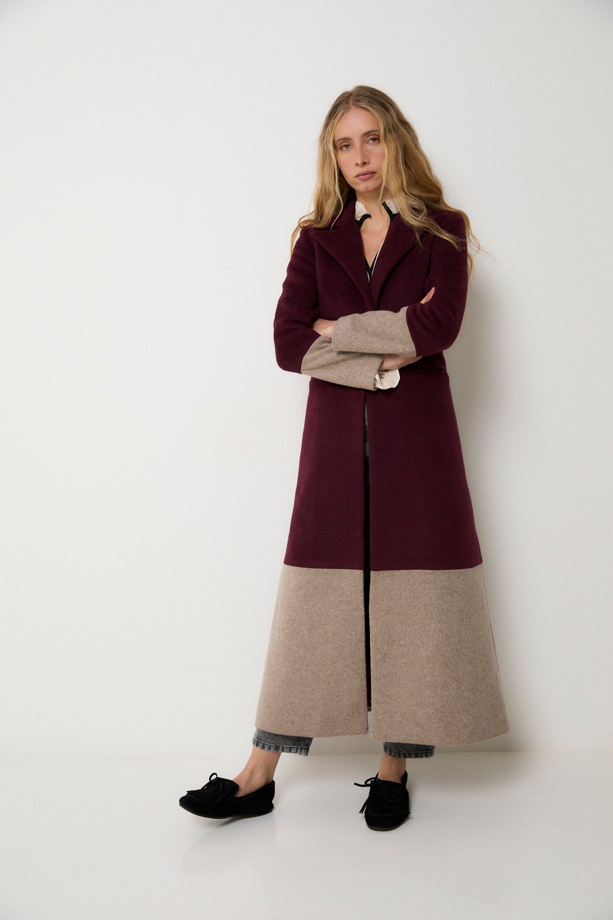 ABRIGO TINY PELO BURGUNDY