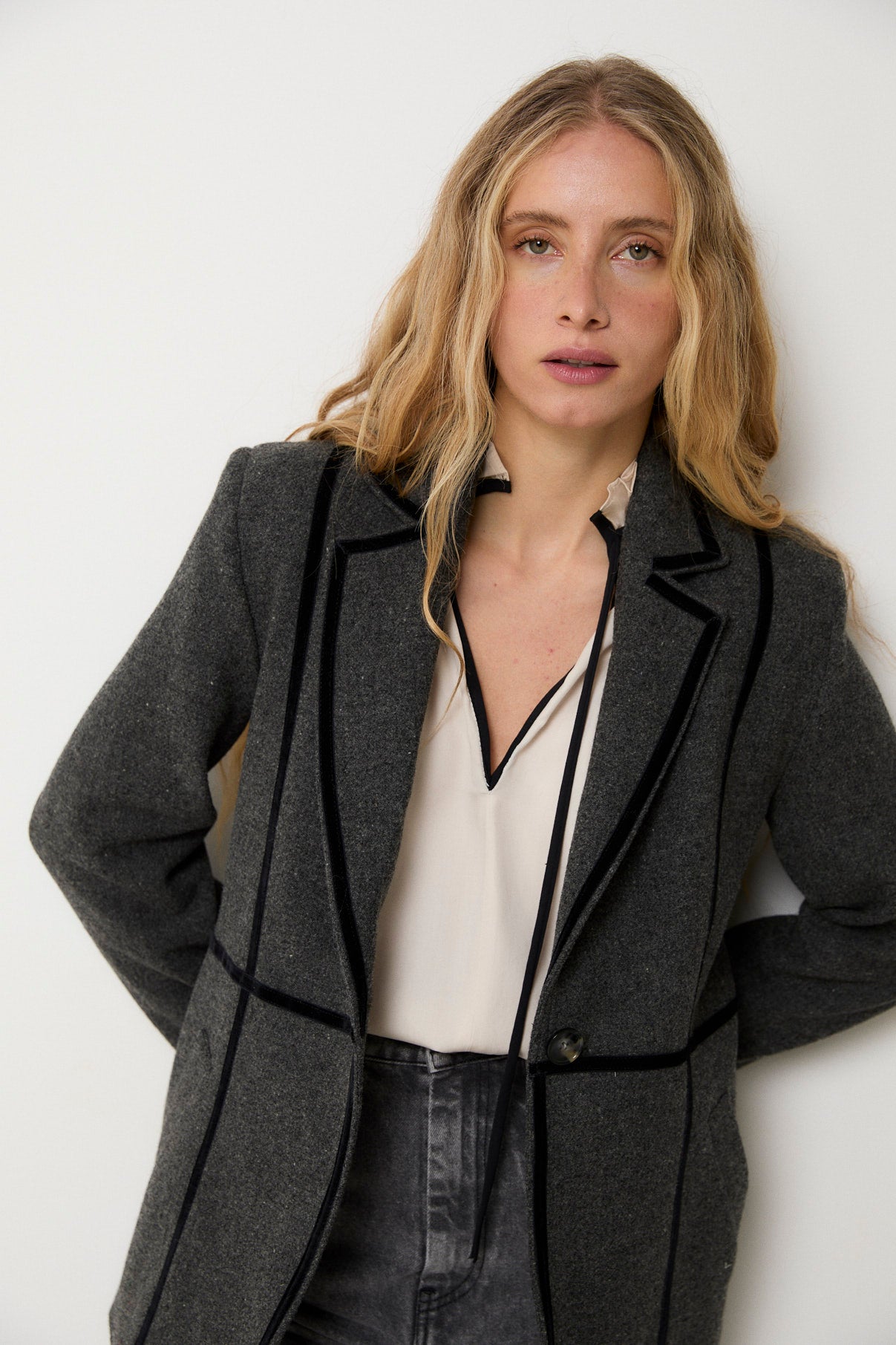 BLAZER DANDY SHETLAND MARENGO