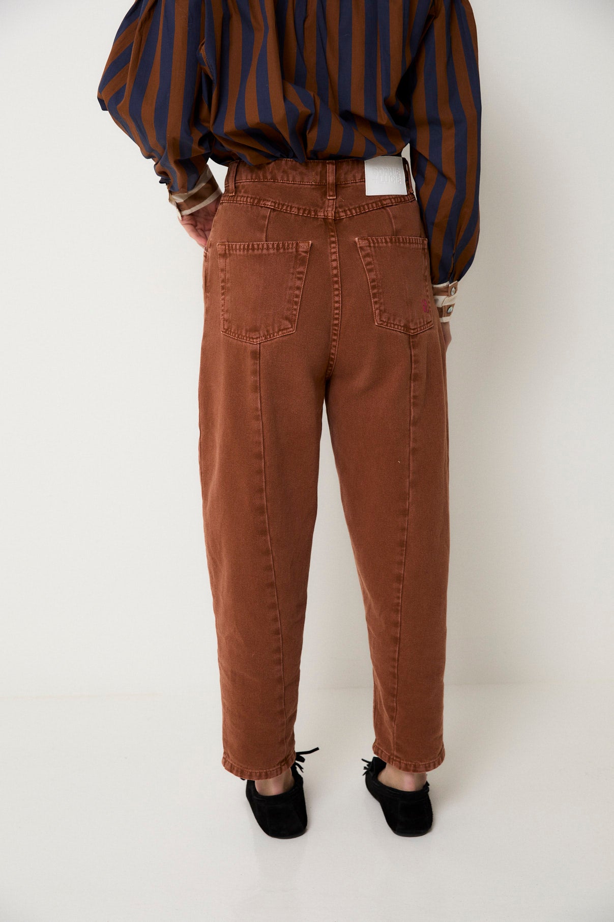 JEANS CORSE TACHAS CAMEL