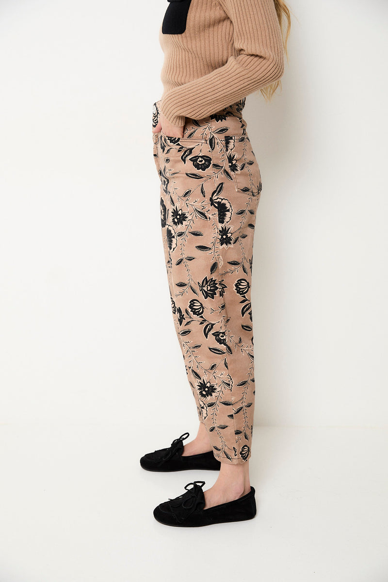 CORSE FLOWERS BLACK JEANS