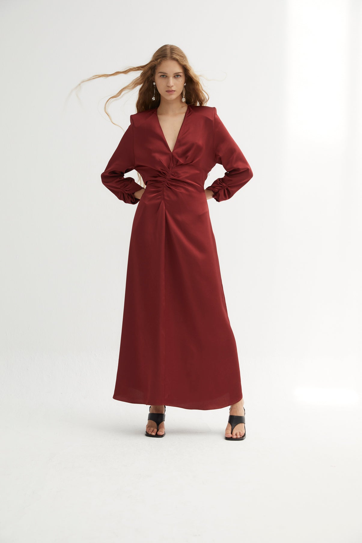 ROBE FERNANDA SATIN SIENA