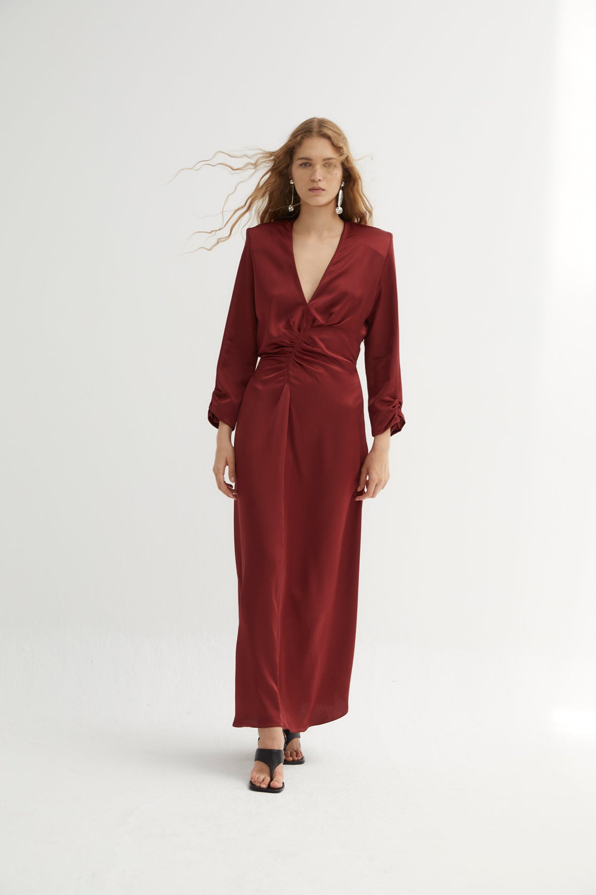 ROBE FERNANDA SATIN SIENA