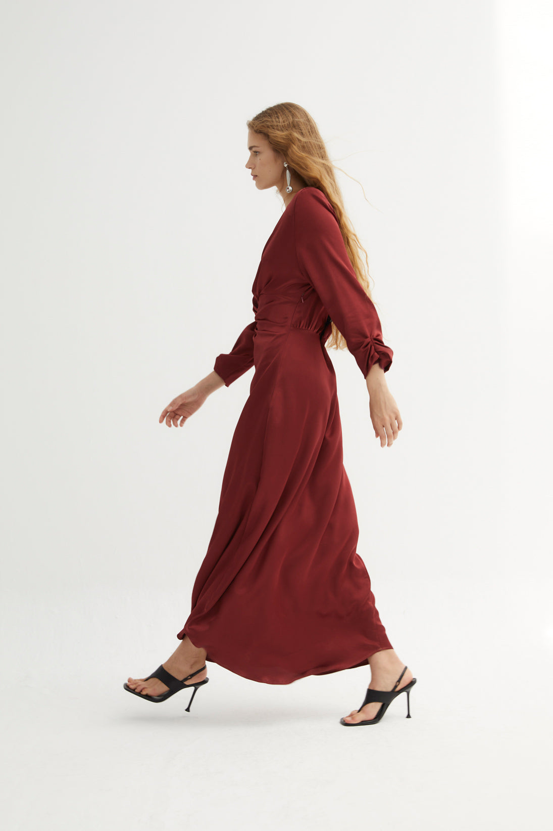 ROBE FERNANDA SATIN SIENA