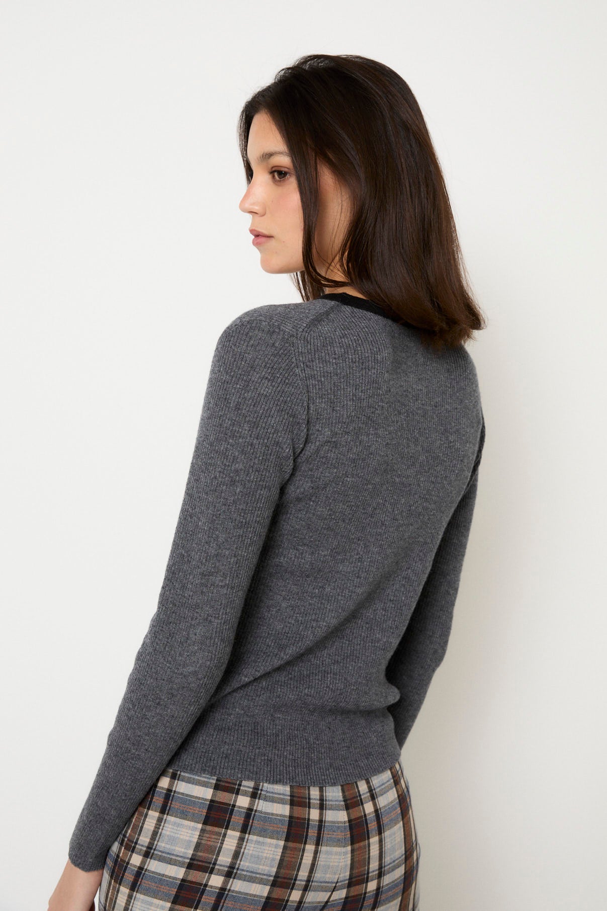 CHAQUETA OITA PUNTO GRIS