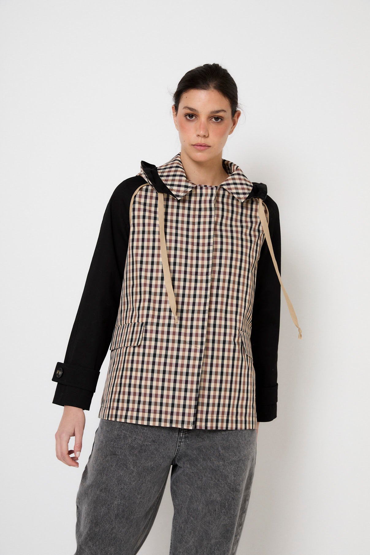 GABARDINA YURIKO HARRIS BEIGE