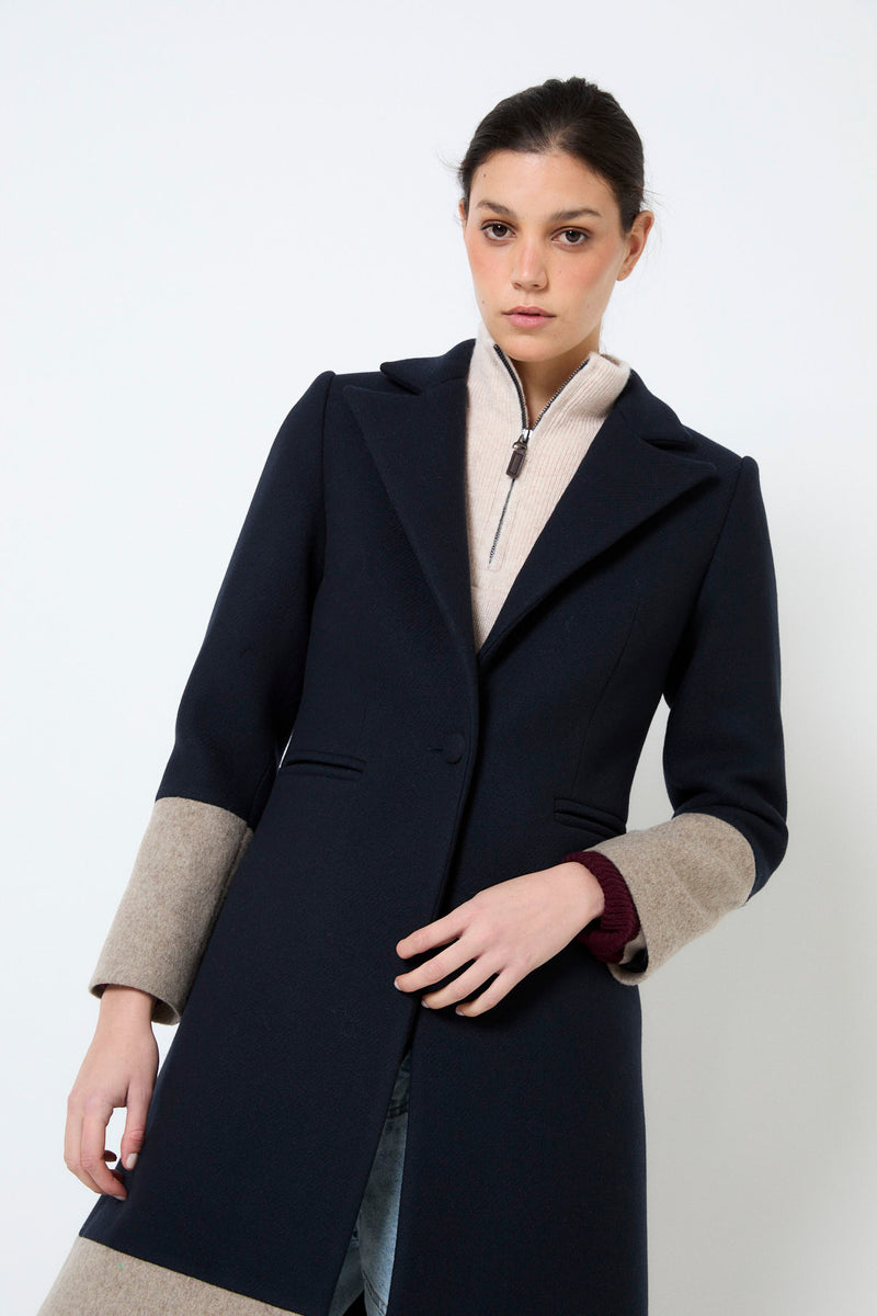 ABRIGO TINY PELO MARINO