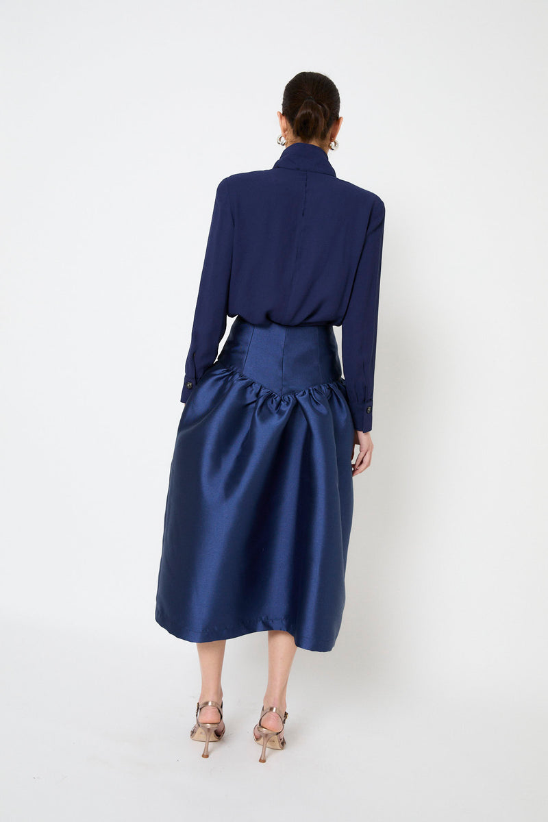 FALDA FEDE DUPION MARINO