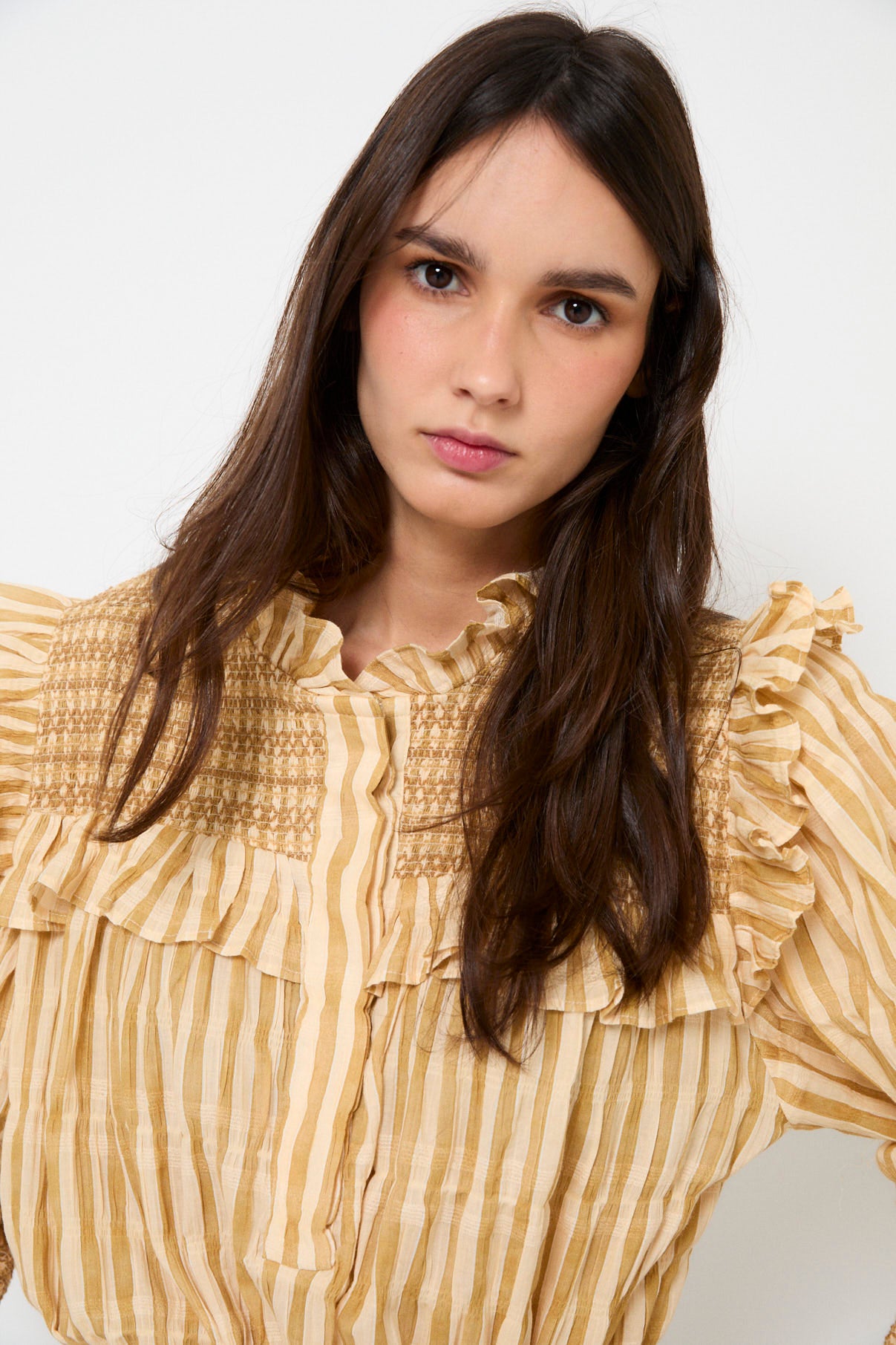 BLUSA CONCHITA NIDO PAJA