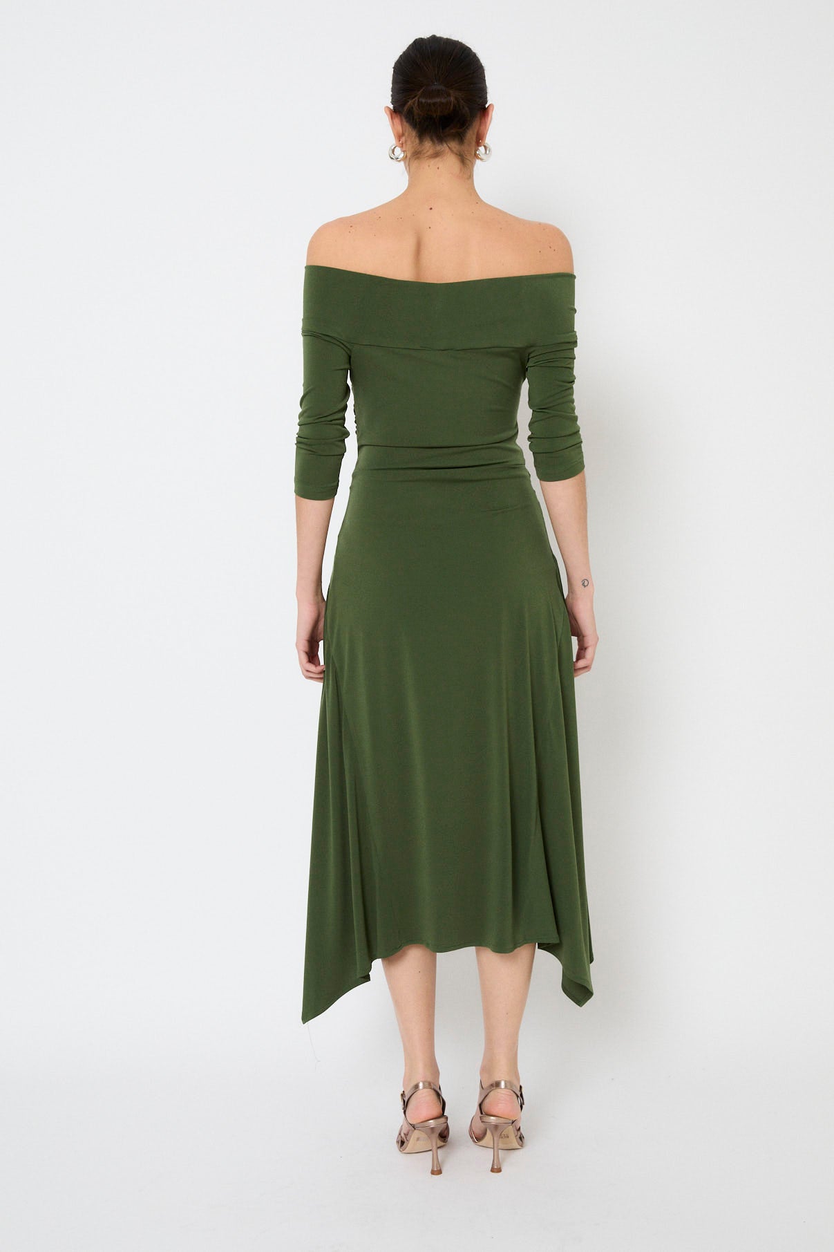 NUDO KNITTED GREEN DRESS