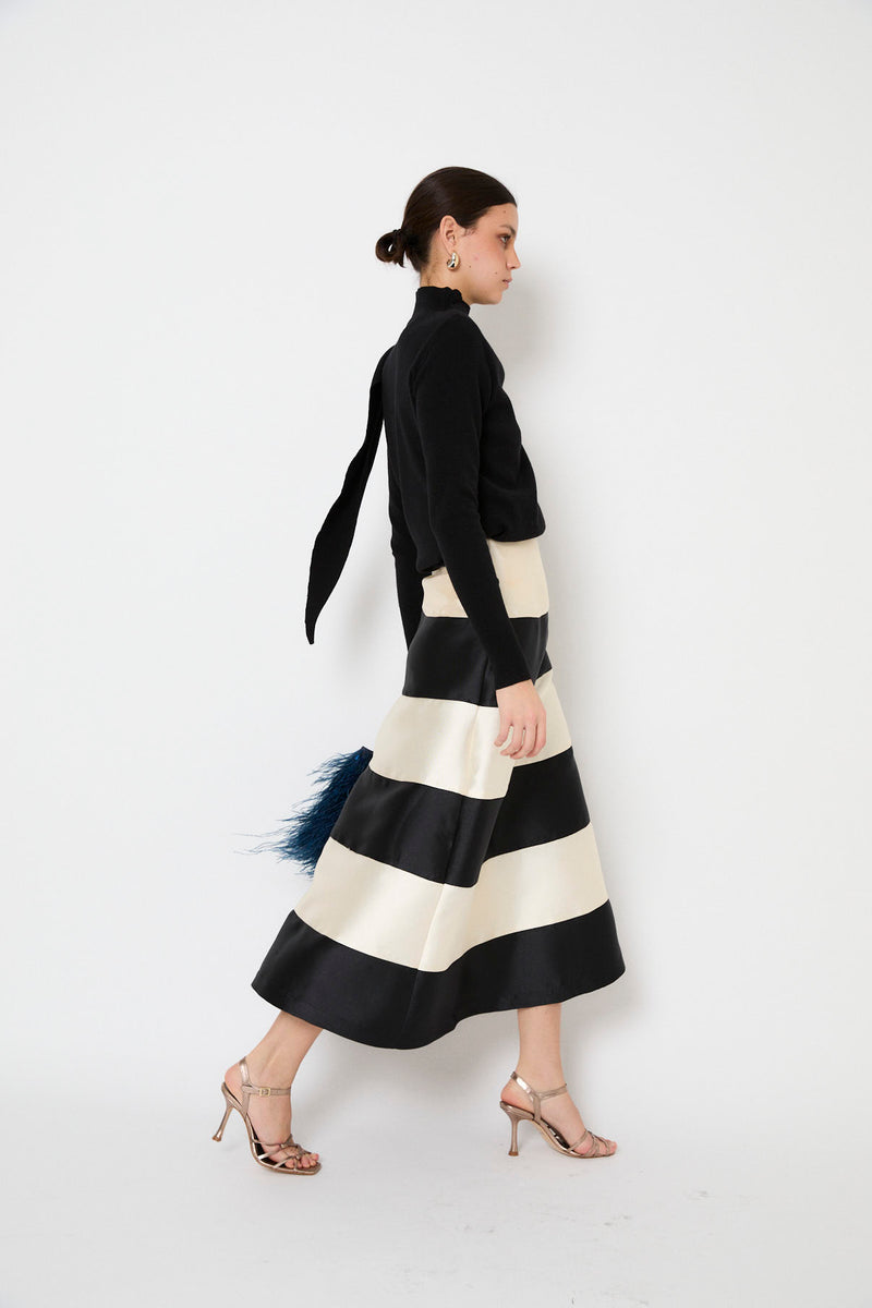 FALDA NEW YORK DUPION NEGRO