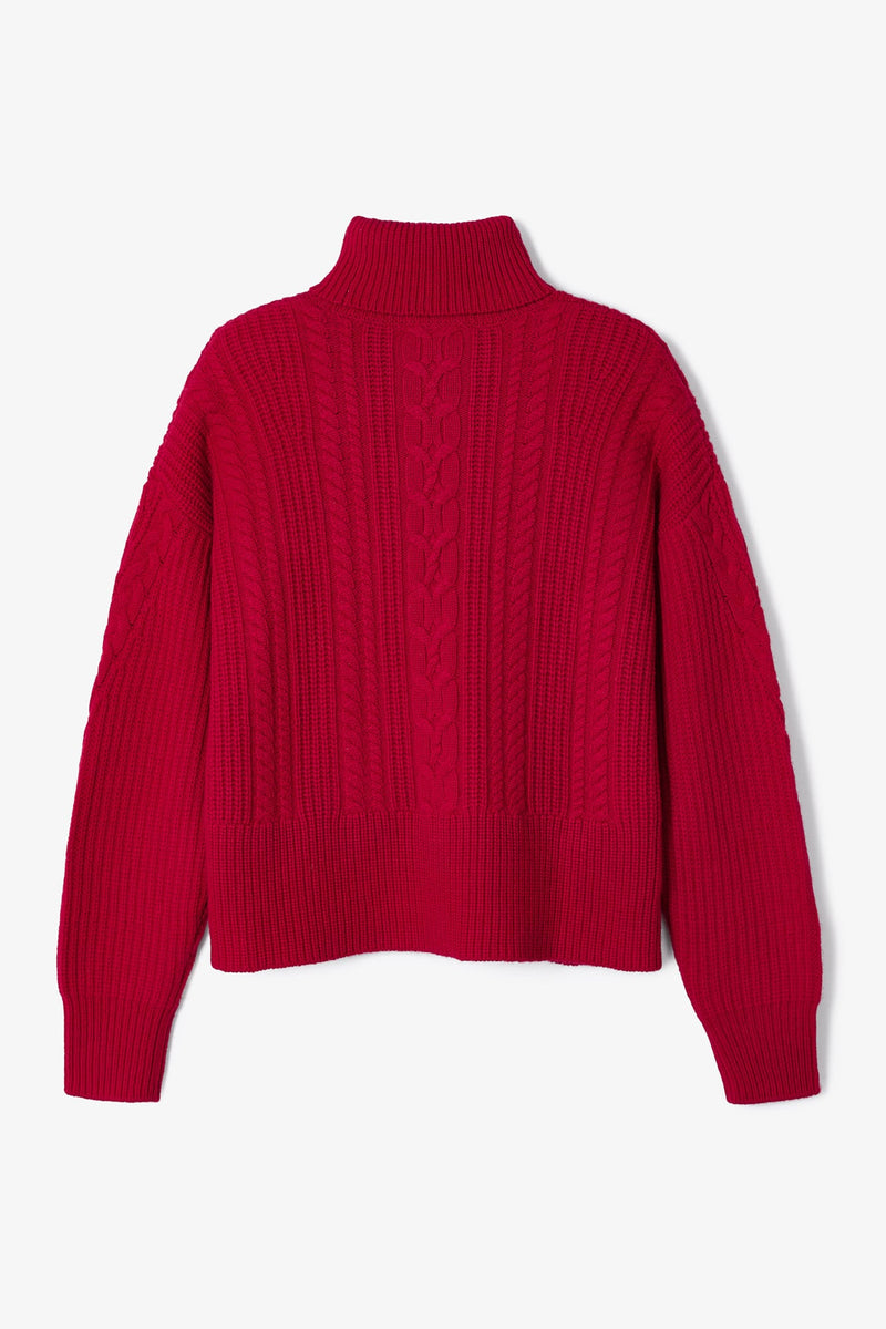 PULL ROUGE TRICOTÉ EIGHTS