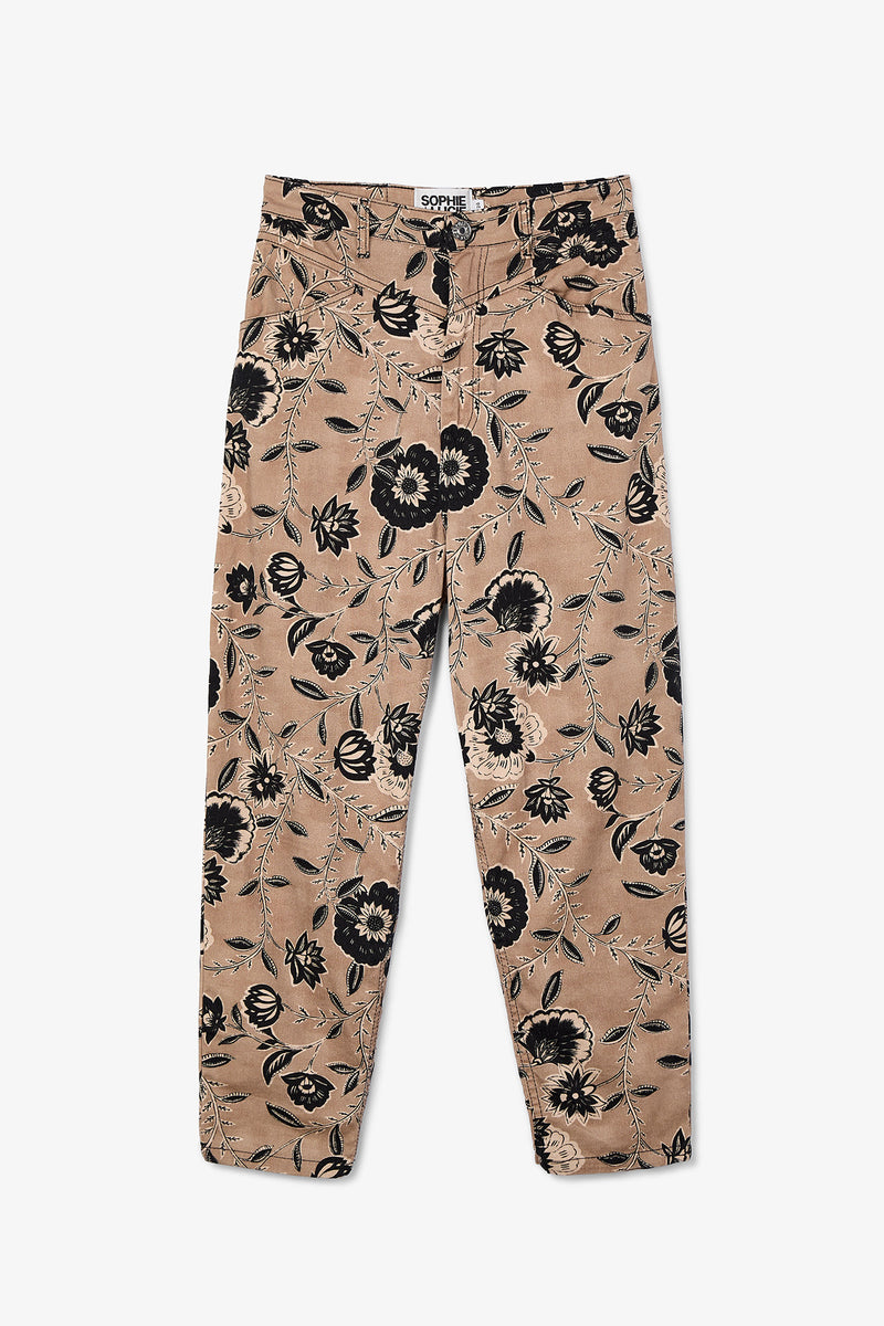 CORSE FLOWERS BLACK JEANS