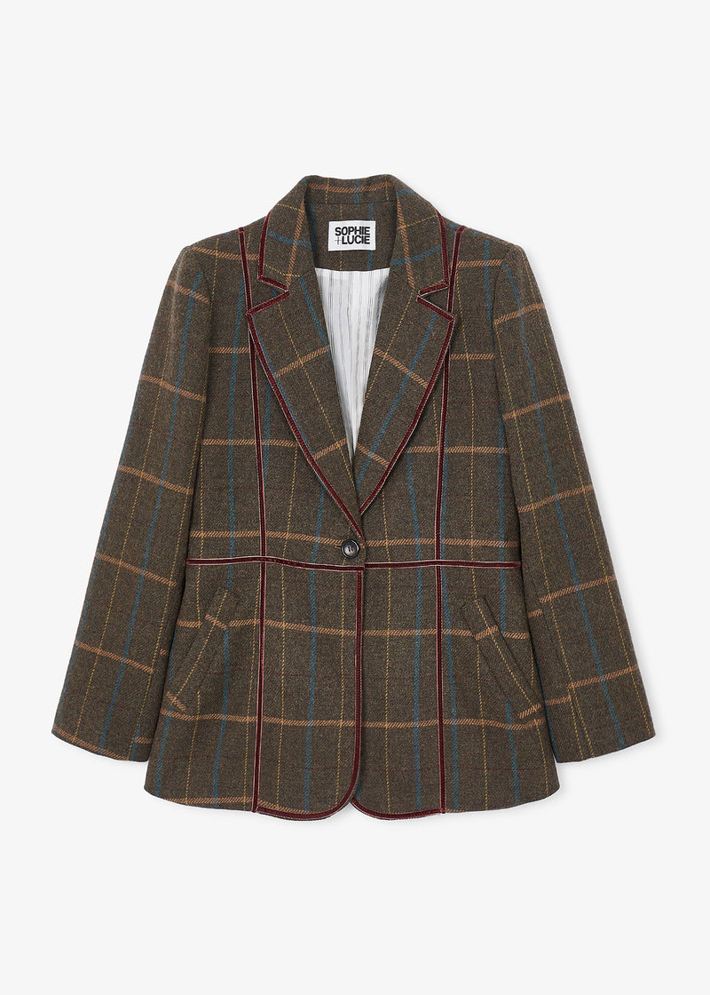 DANDY TRUJILLO KHAKI BLAZER