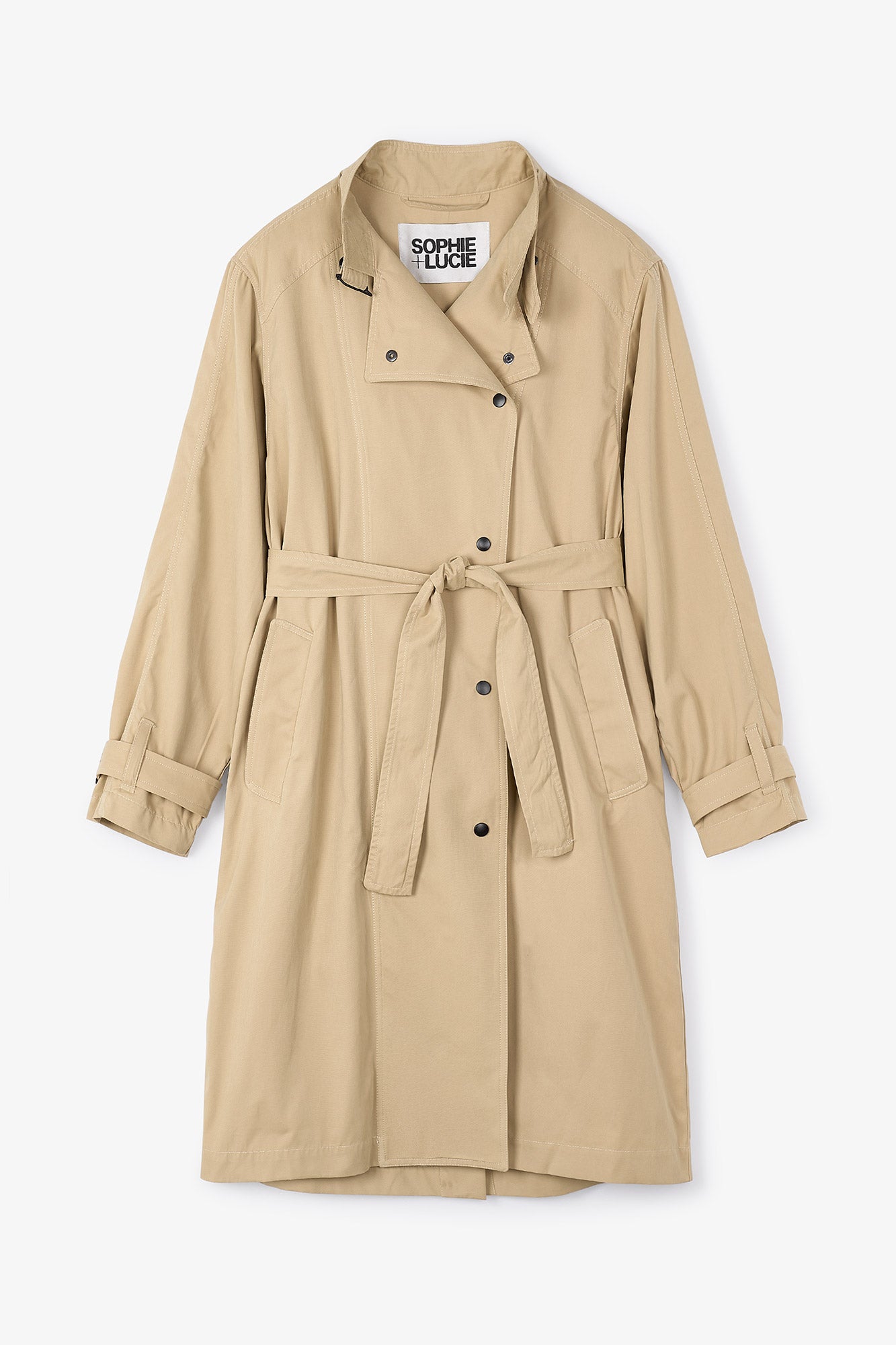 LU BEIGE TRENCH COAT