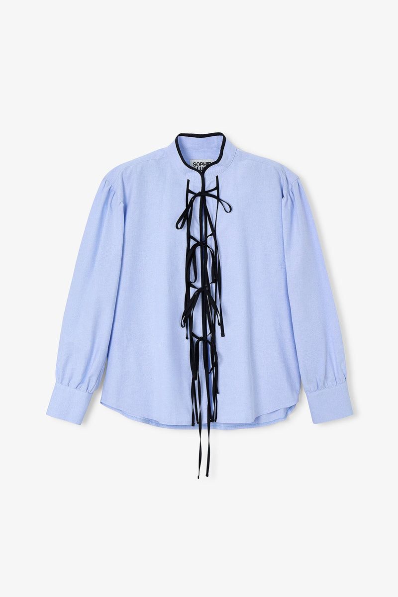 BLOUSE TOKYO OXFORD BLEU